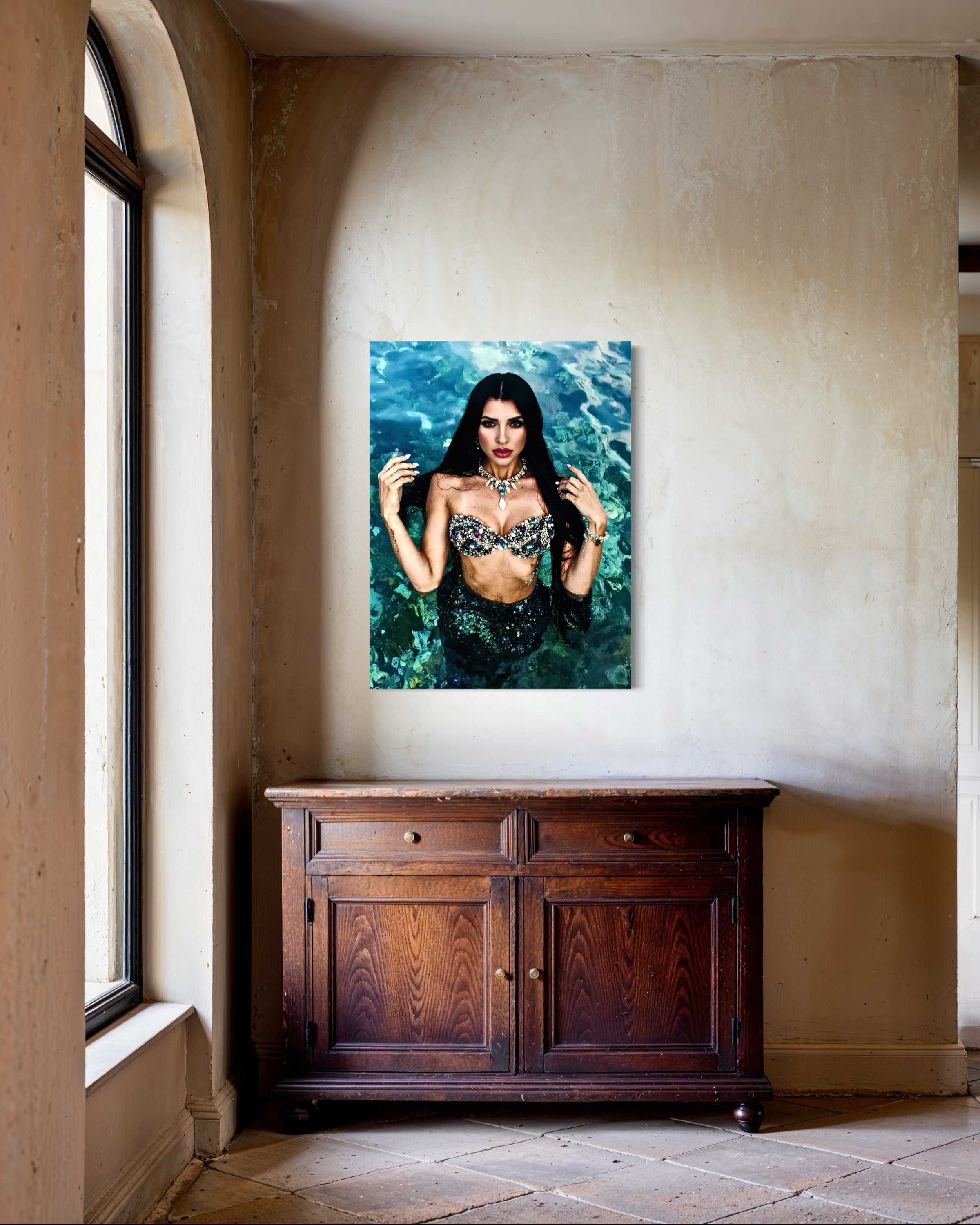 Arabesque Siren of the Mediterranean Sea Museum Print