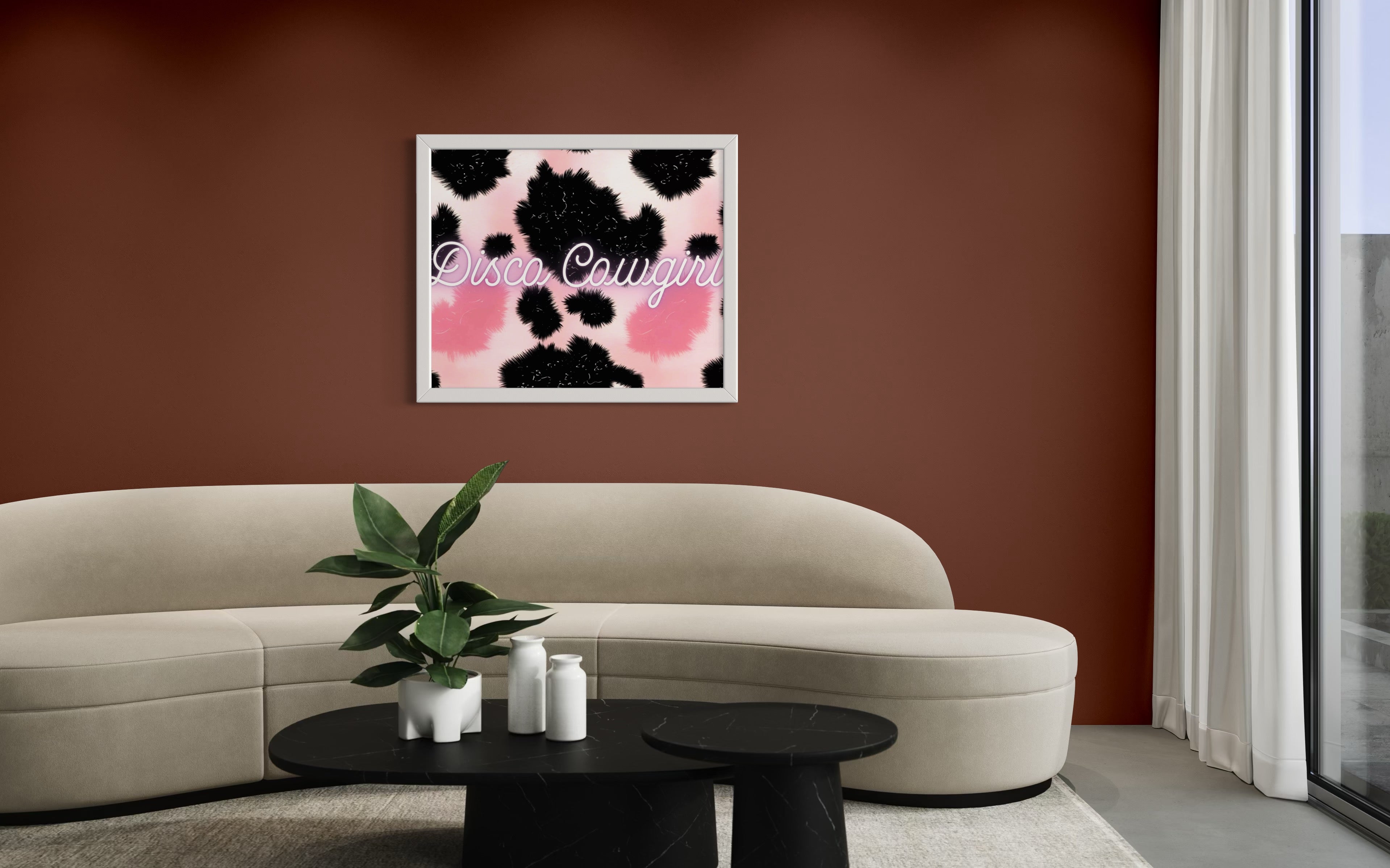Disco Cowgirl Poster
