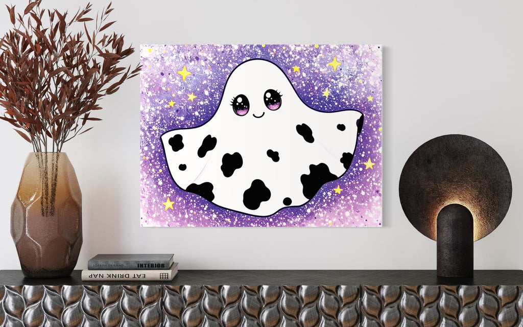 Cow Print Ghost Girl Cutie on Glitter