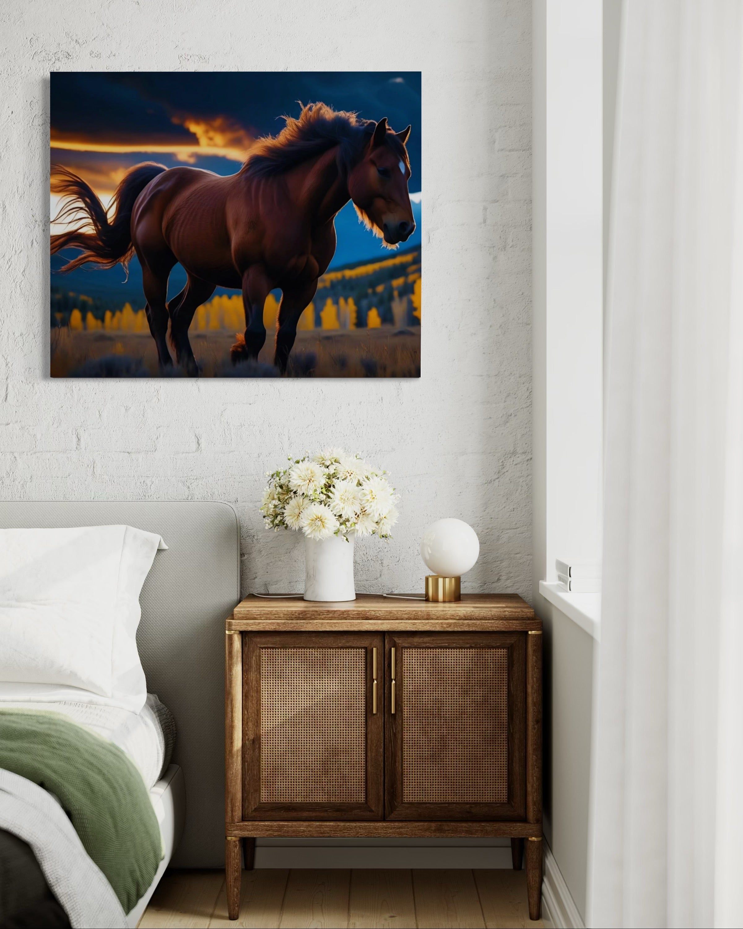 Montana Wild Horse Museum Print
