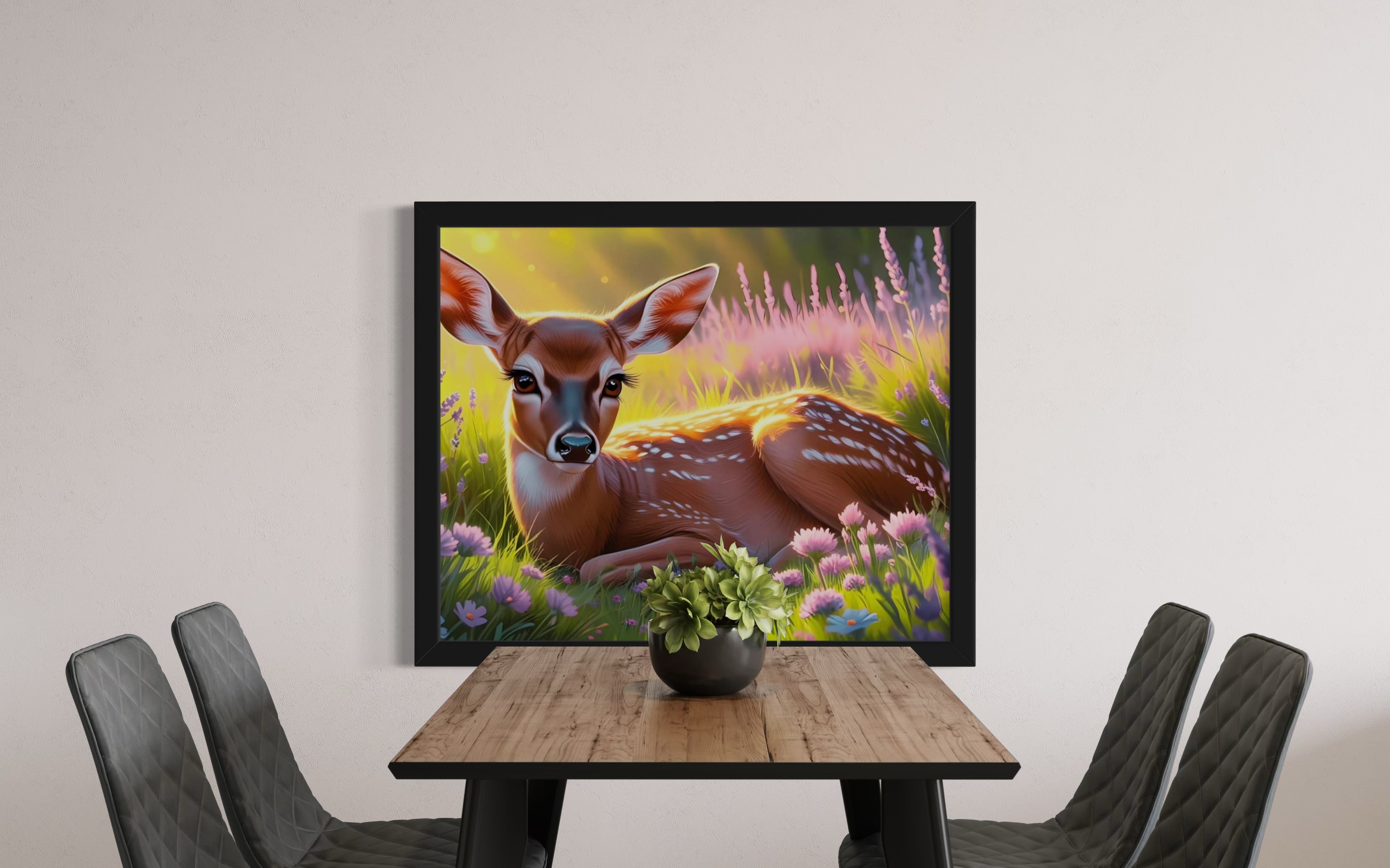Doe in the Meadow Museum Print