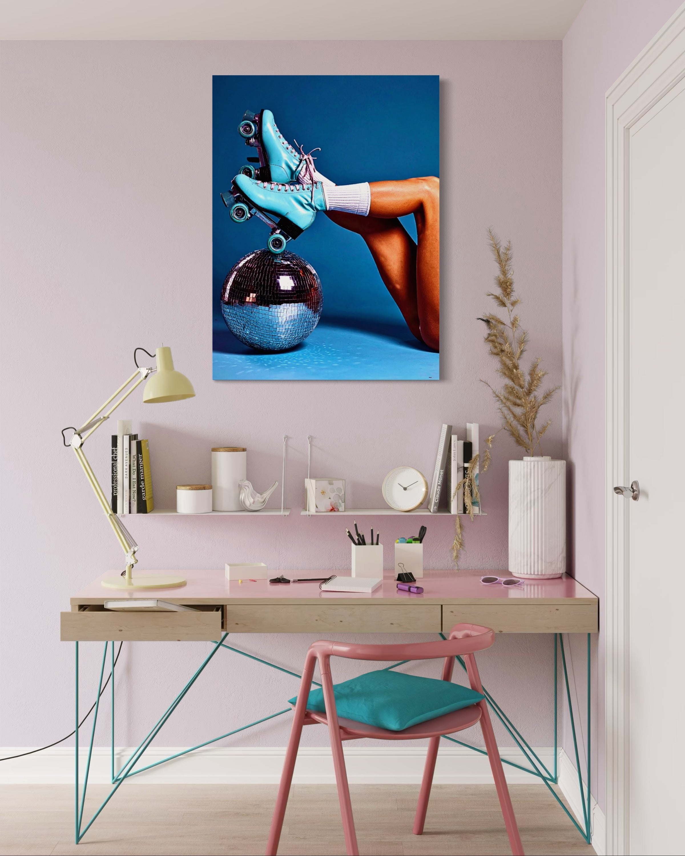 Retro Roller Skates Museum Print