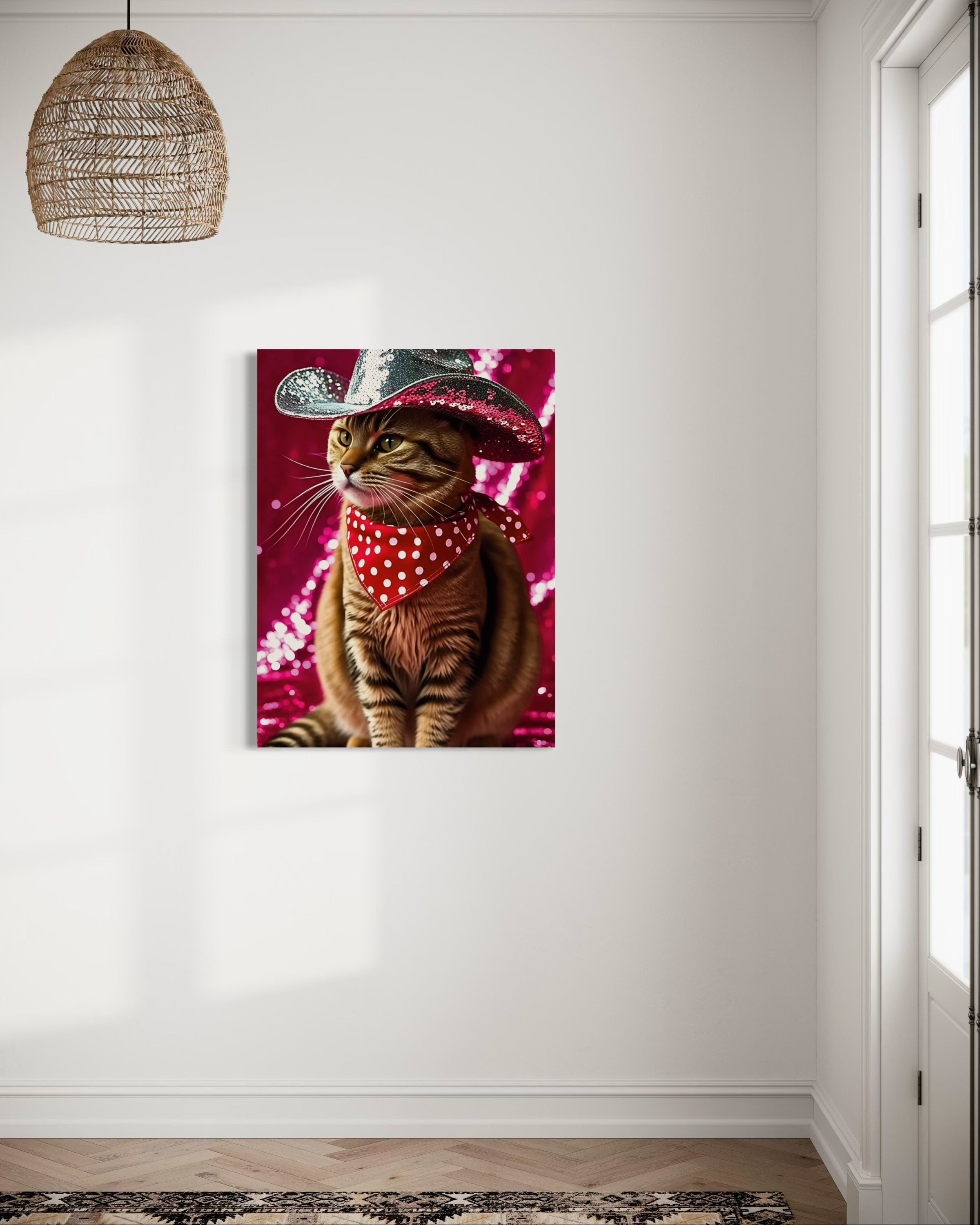 Cat Cowboy Museum Print