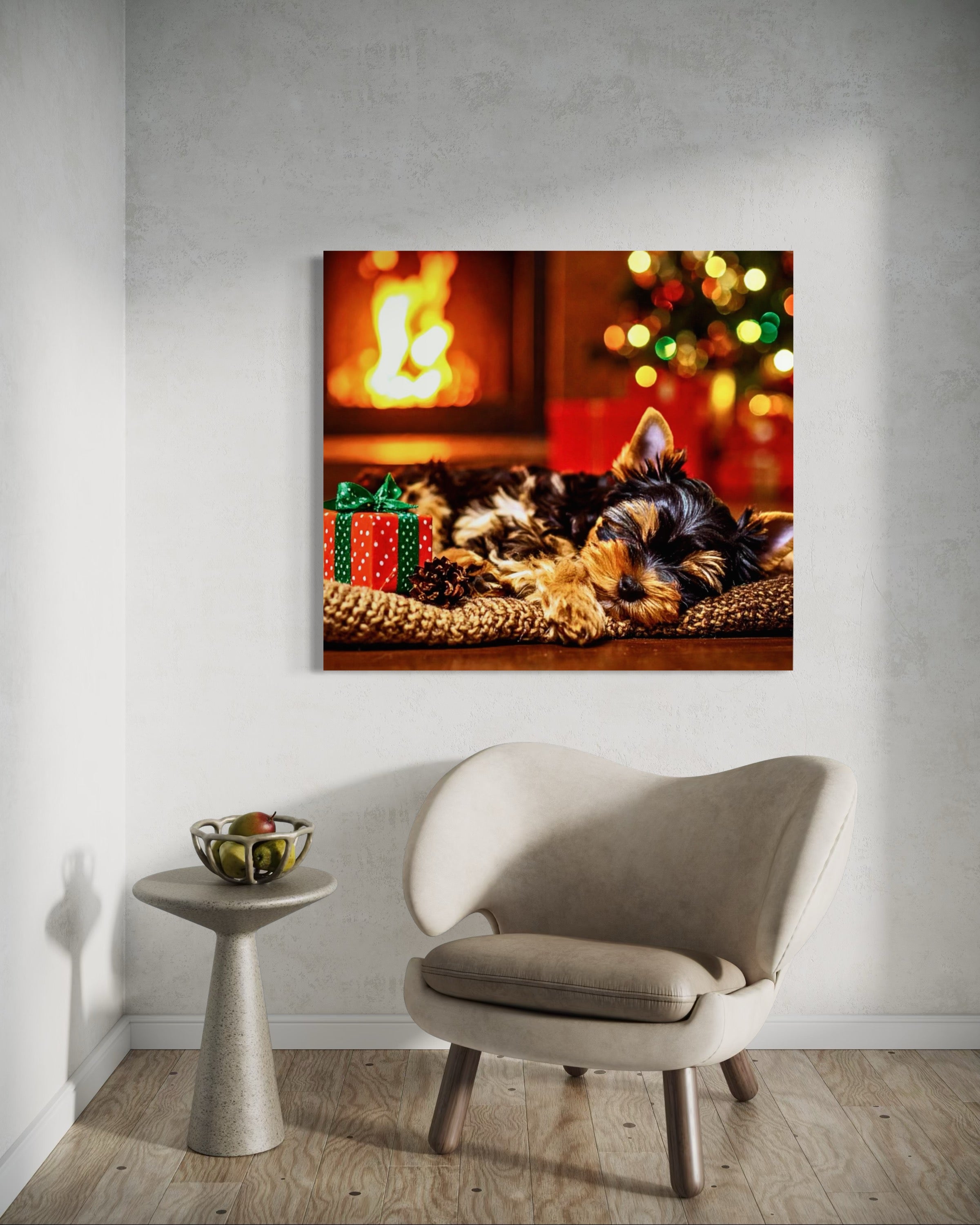 Magical Christmas Yorkie Dreams