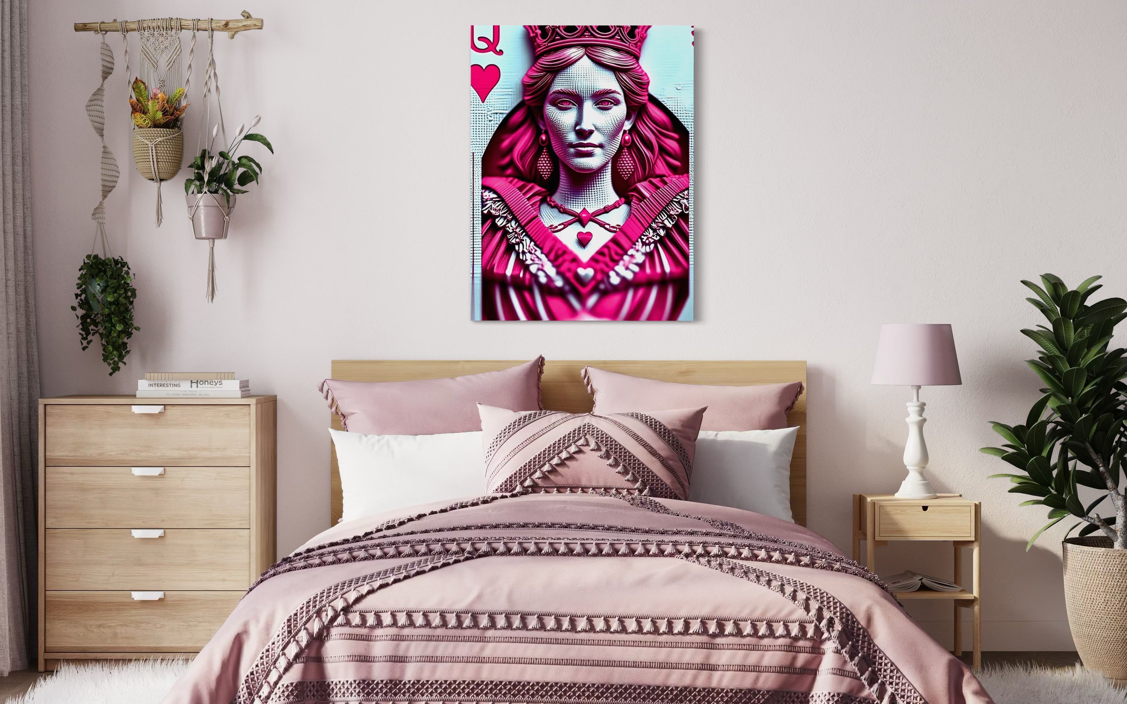 Queen of Hearts Card