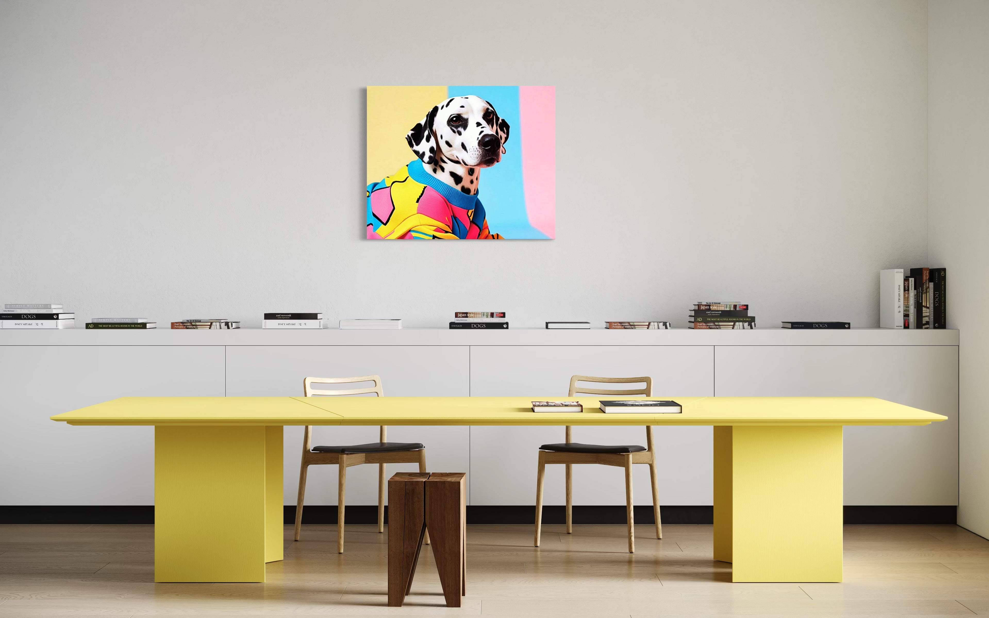 Retro Dalmatian Museum Print