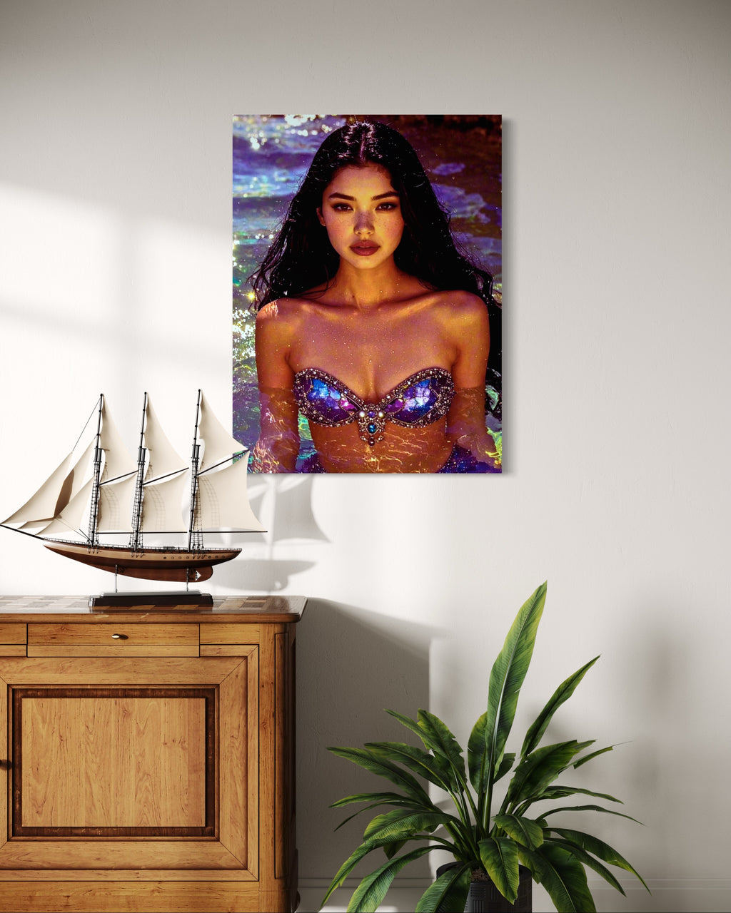 Calypso Siren of Cala Macarella, Spain Museum Print