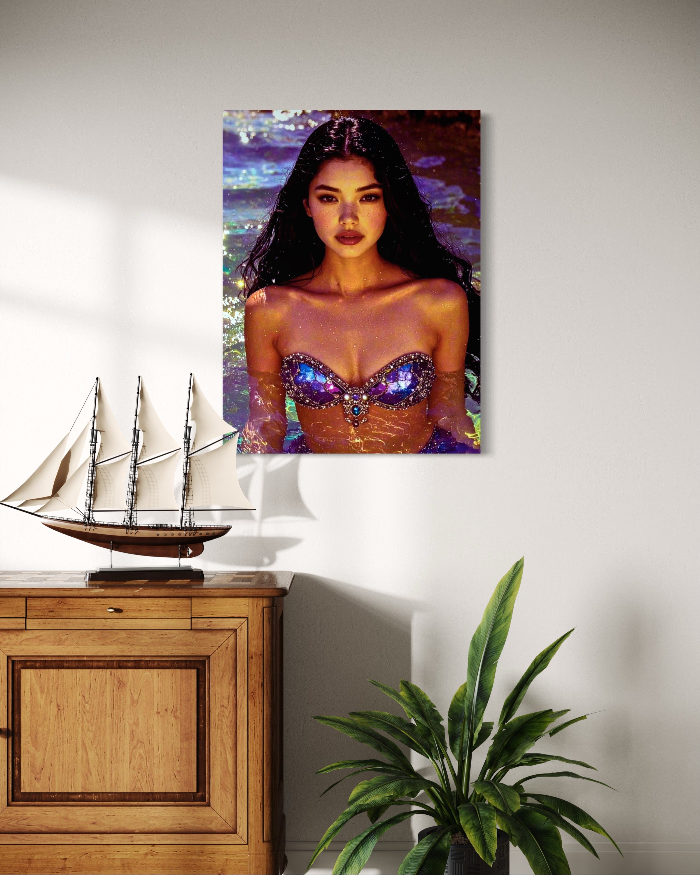 Calypso Siren of Cala Macarella, Spain Museum Print
