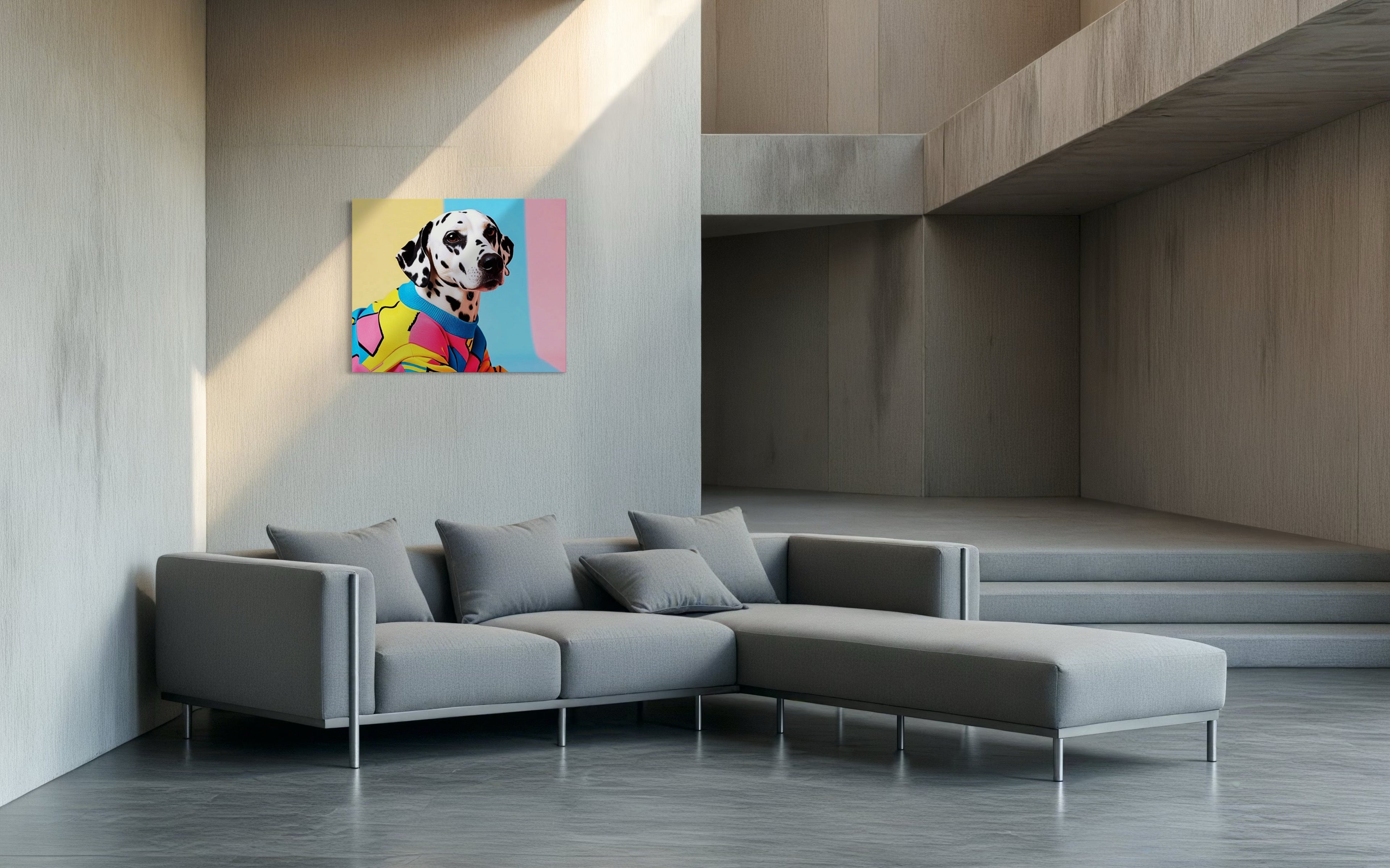 Retro Dalmatian Museum Print