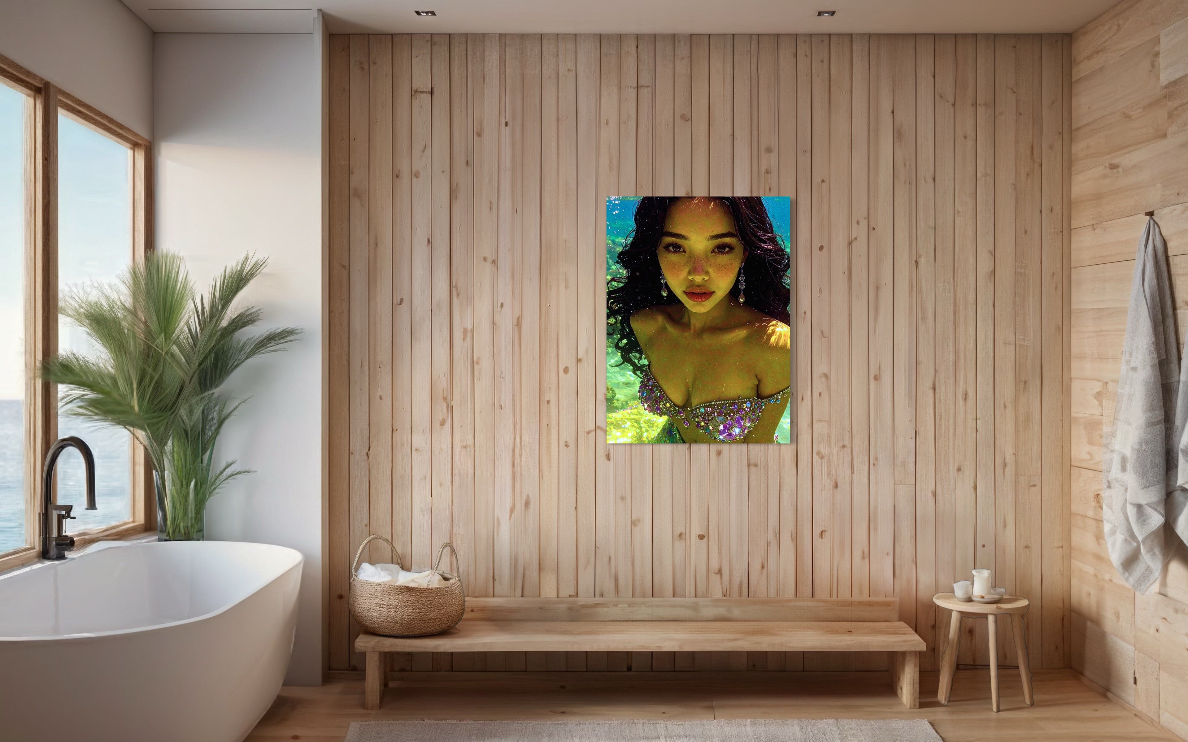 Vespera Siren of Kalanggaman Island Museum Print