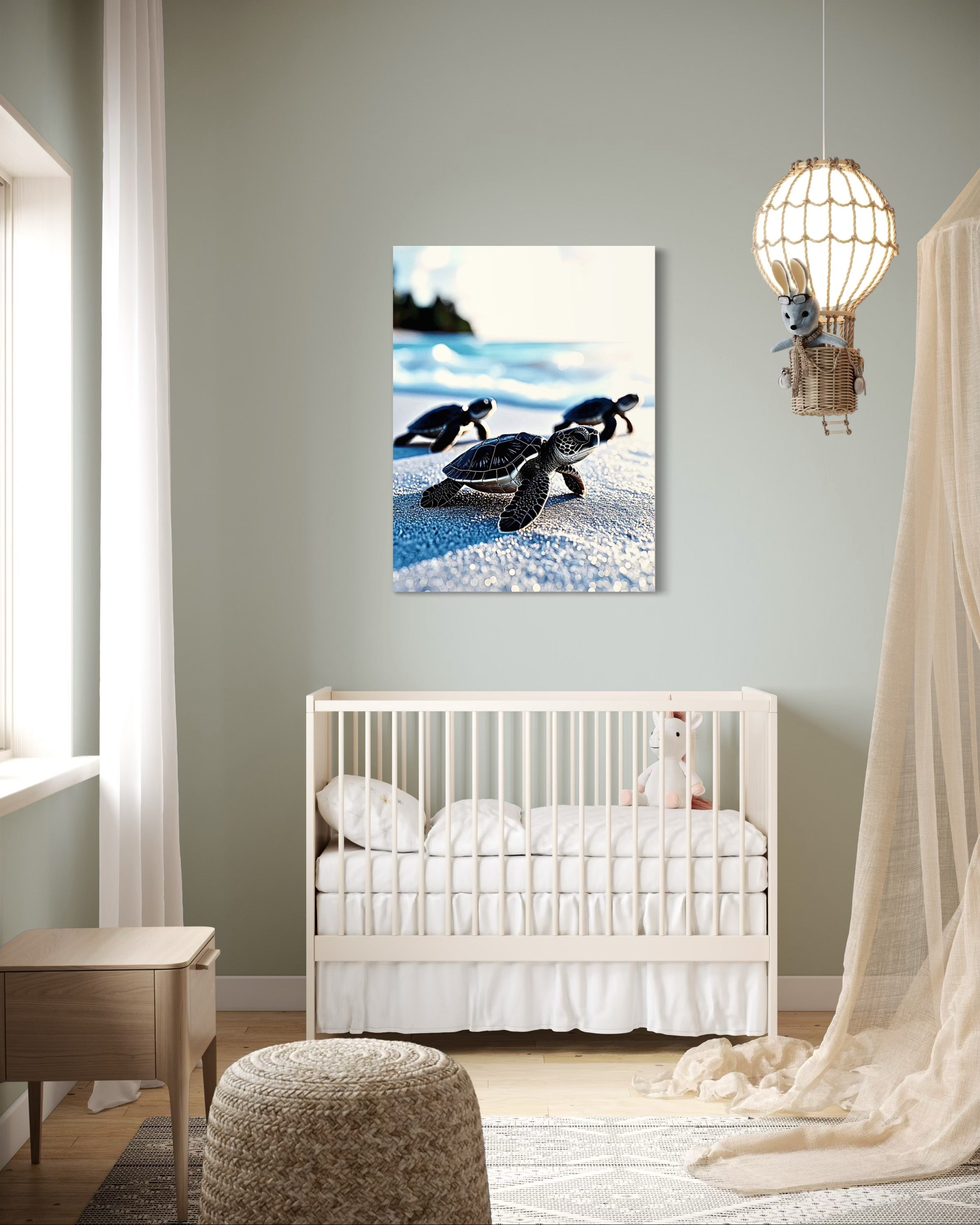 Baby Sea Turtles Museum Print