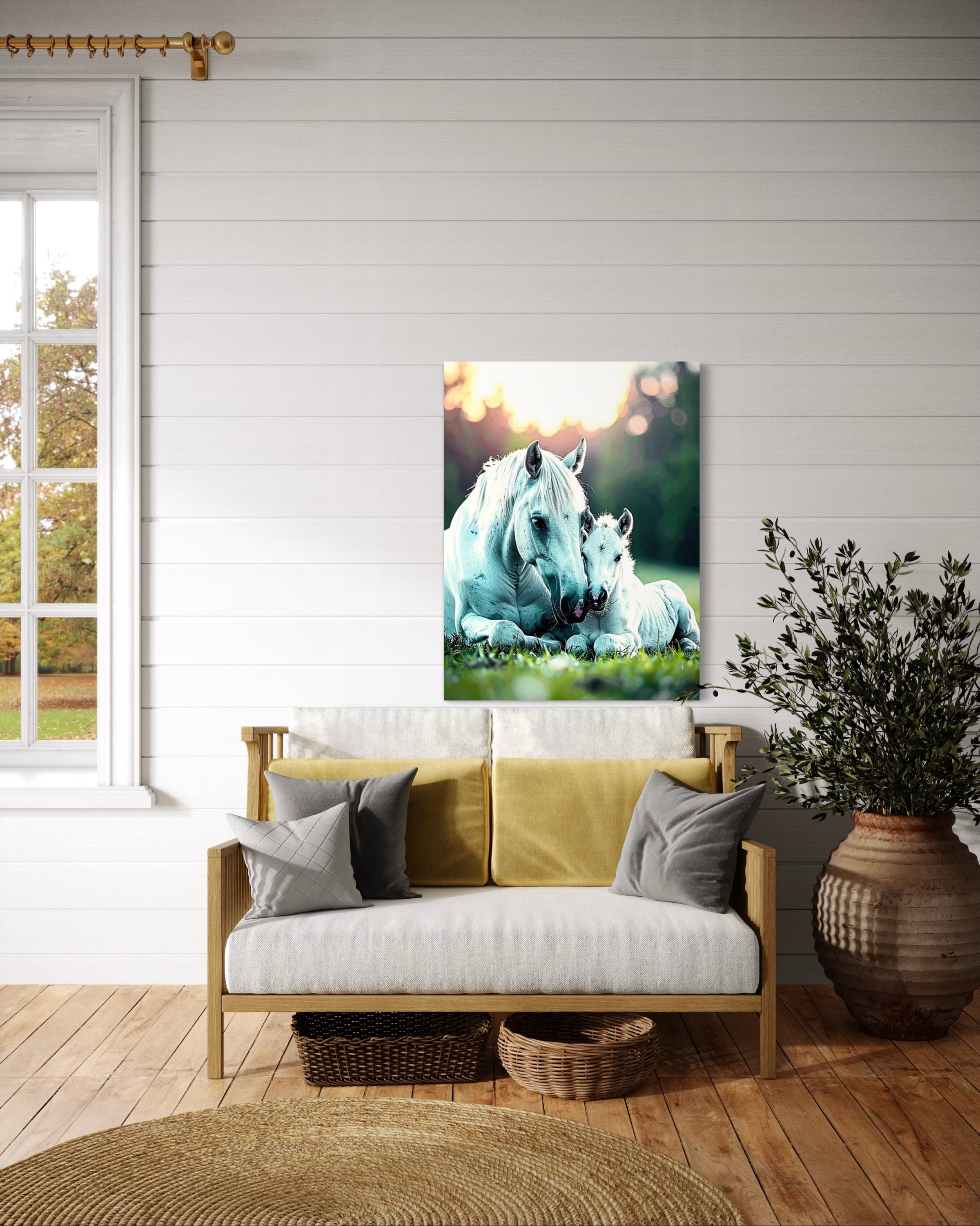 White Horse and Pony Museum Print