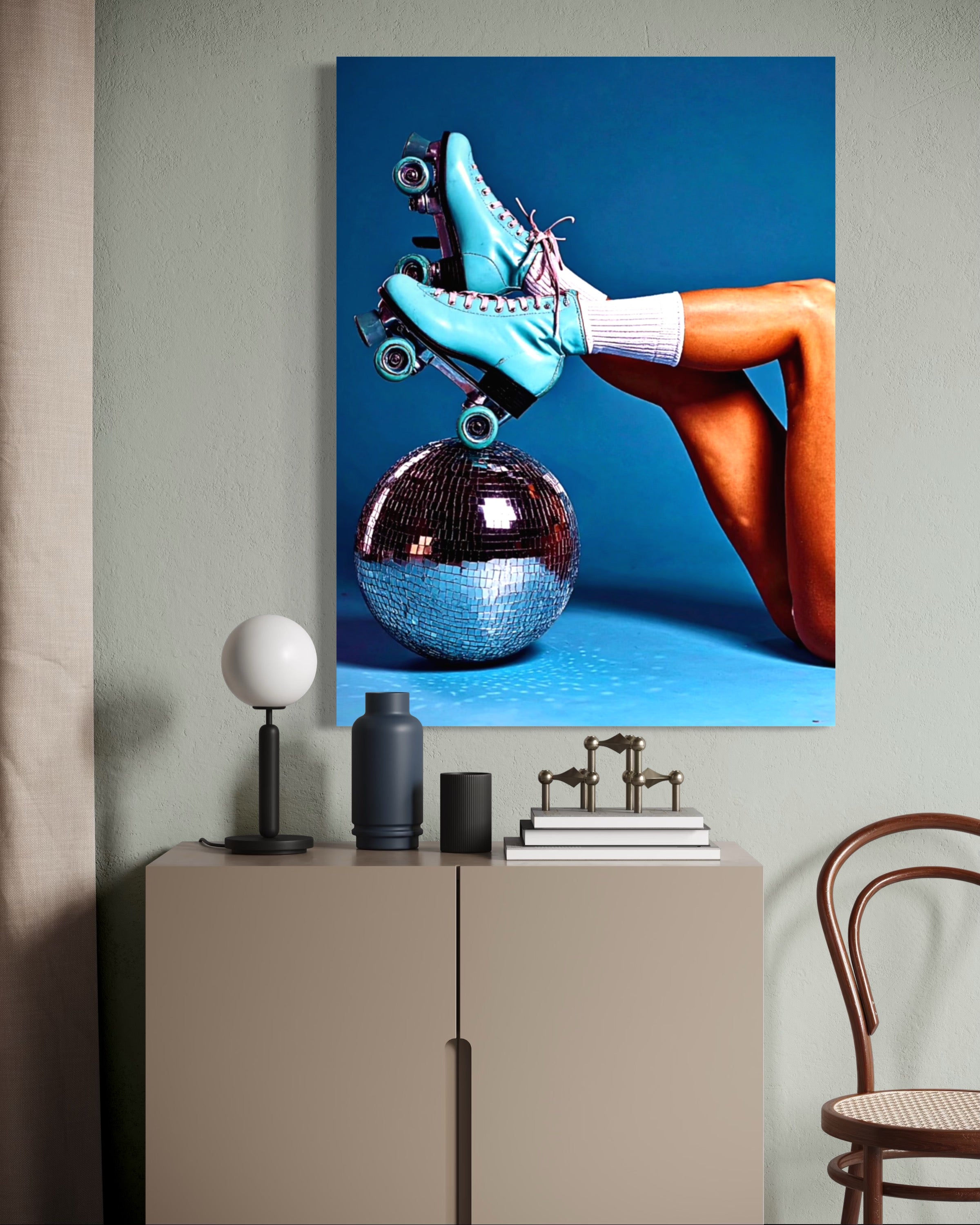 Retro Roller Skates Museum Print