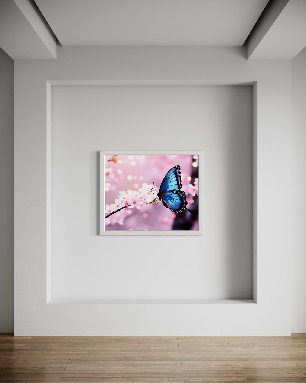 Butterfly Blossoms Museum Print