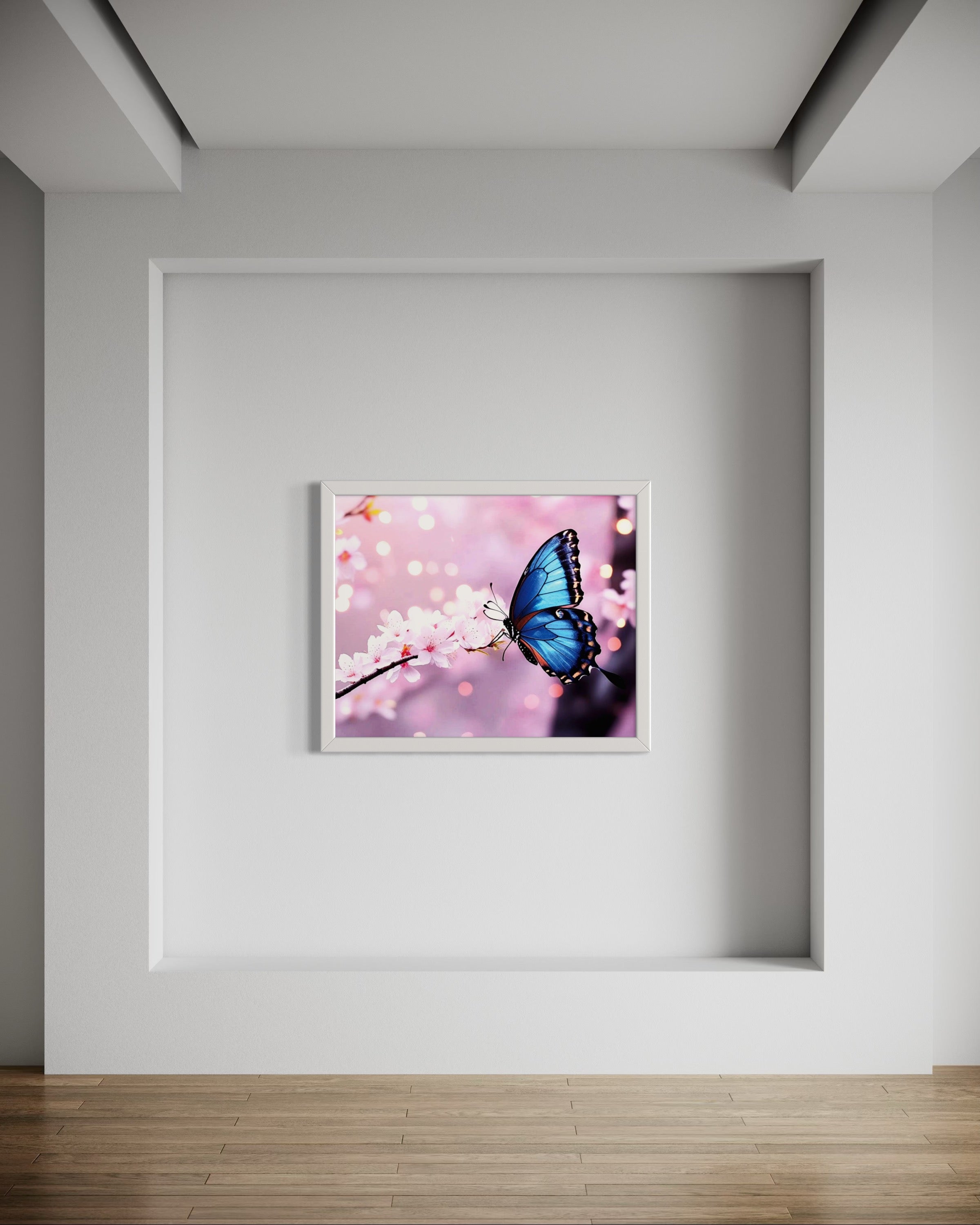 Butterfly Blossoms Museum Print