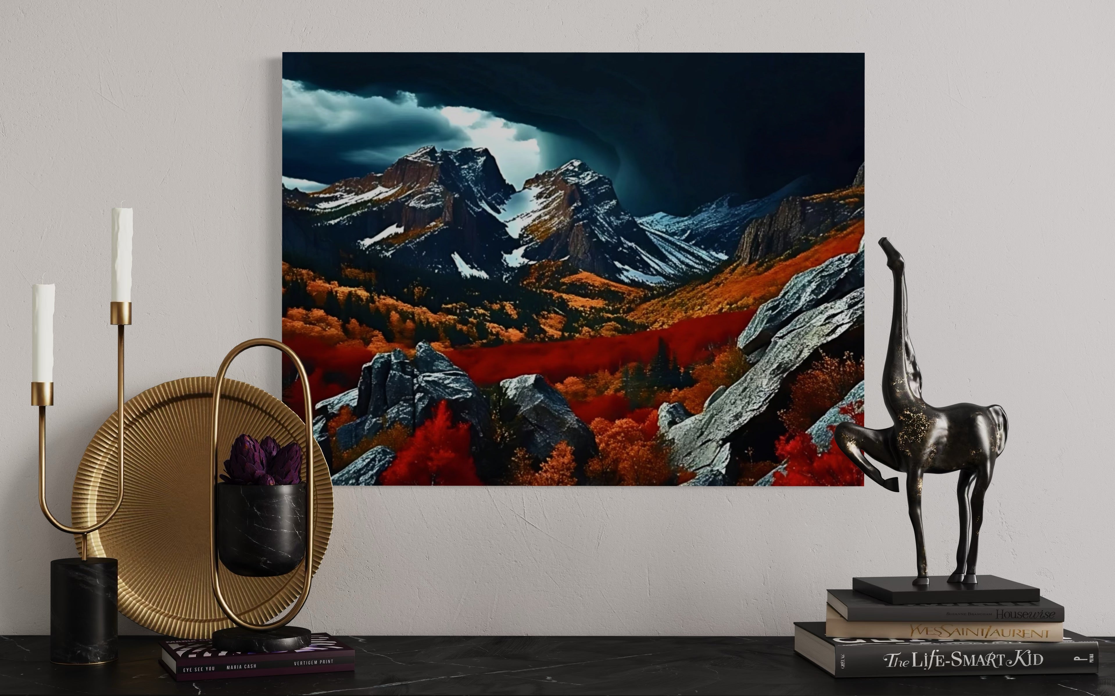 Storm over the Rockies in the Fall
