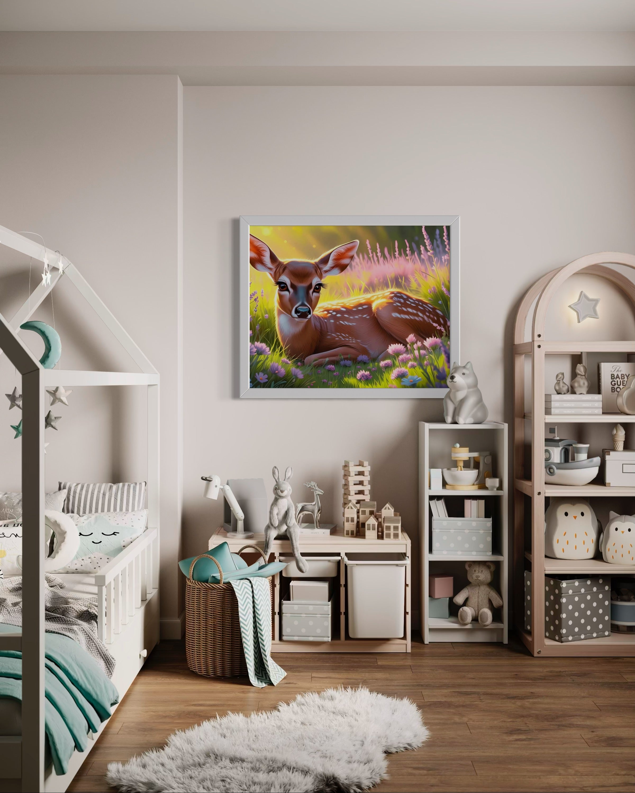 Doe in the Meadow Museum Print