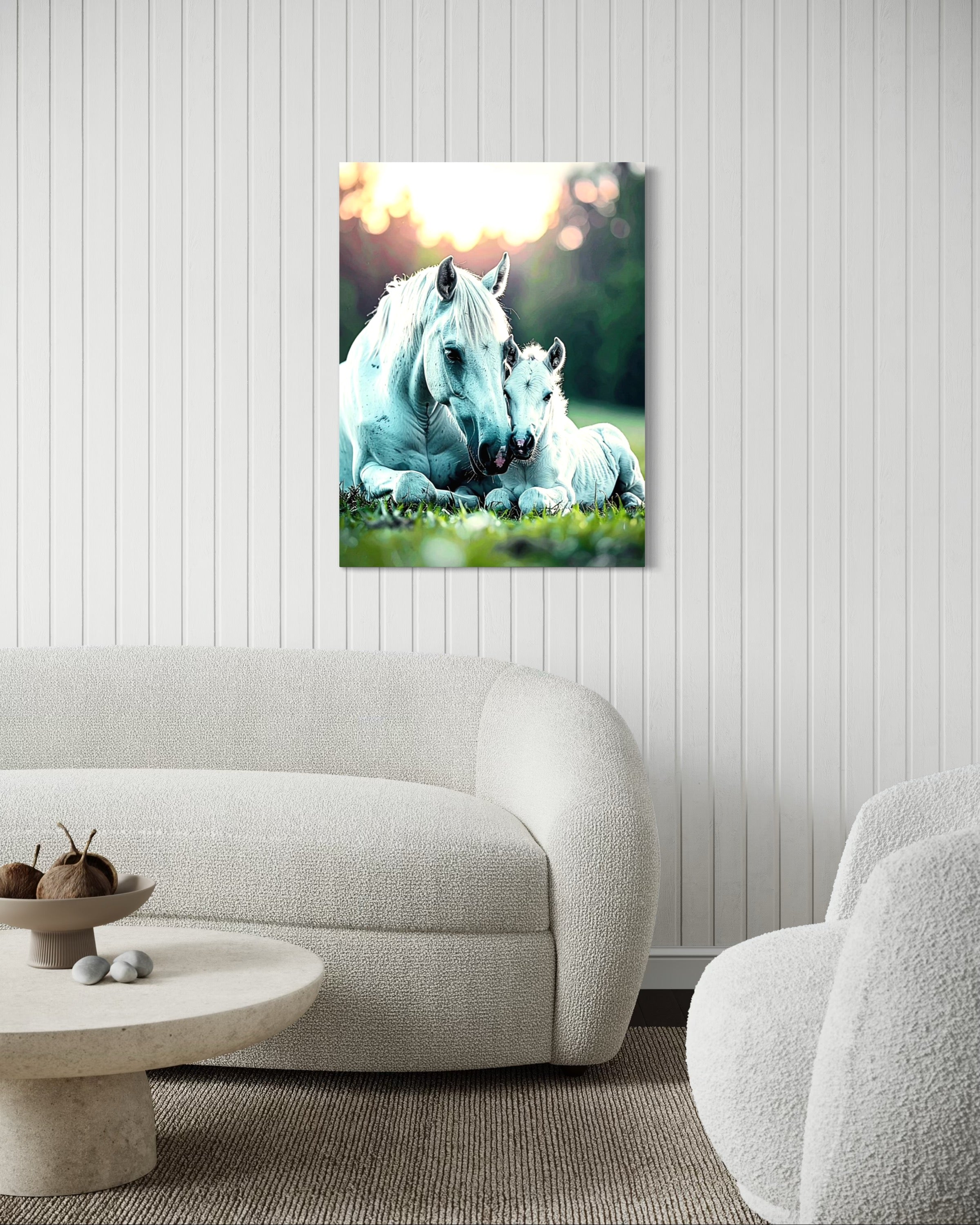 White Horse and Pony Museum Print