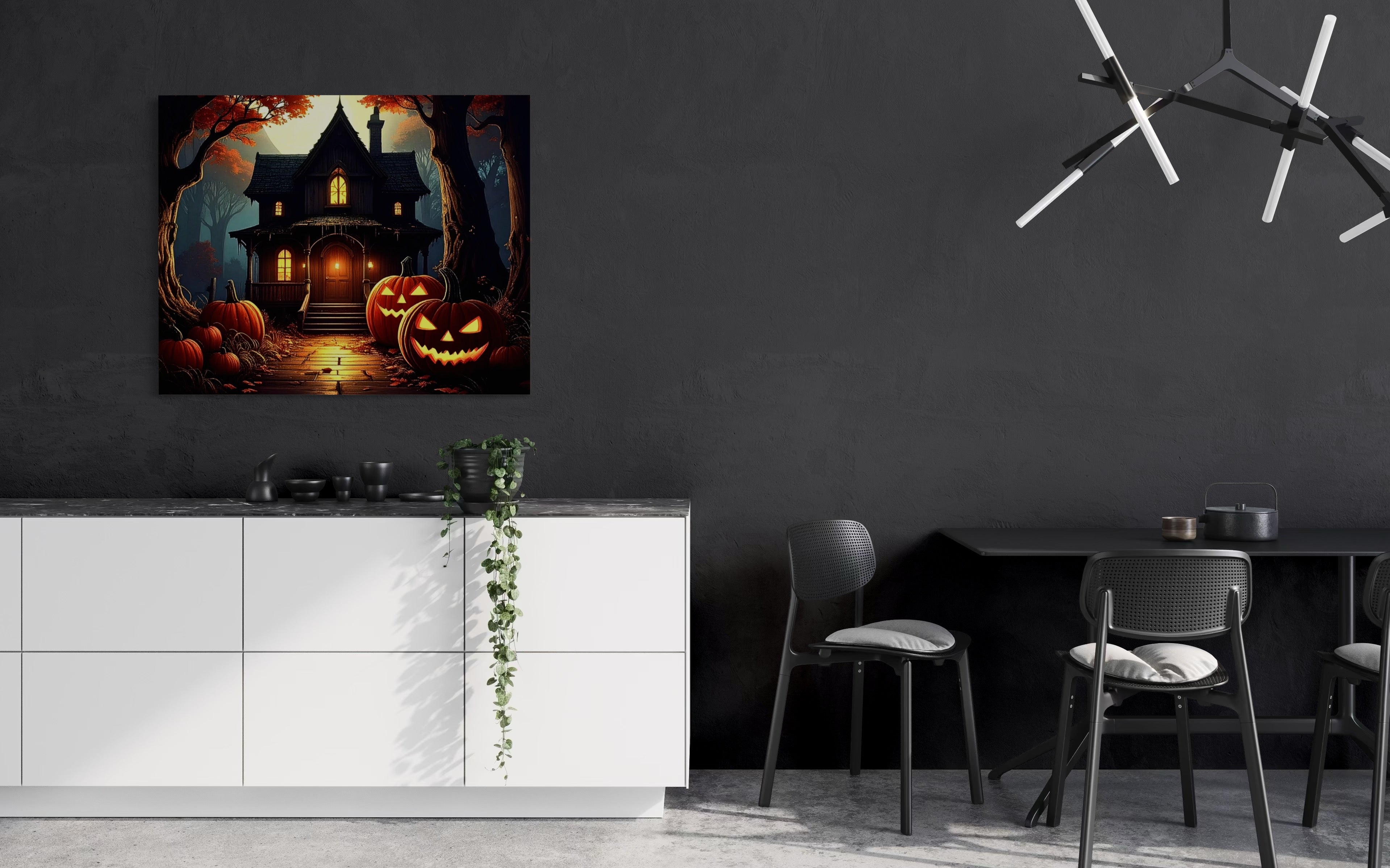 Halloween House Porch