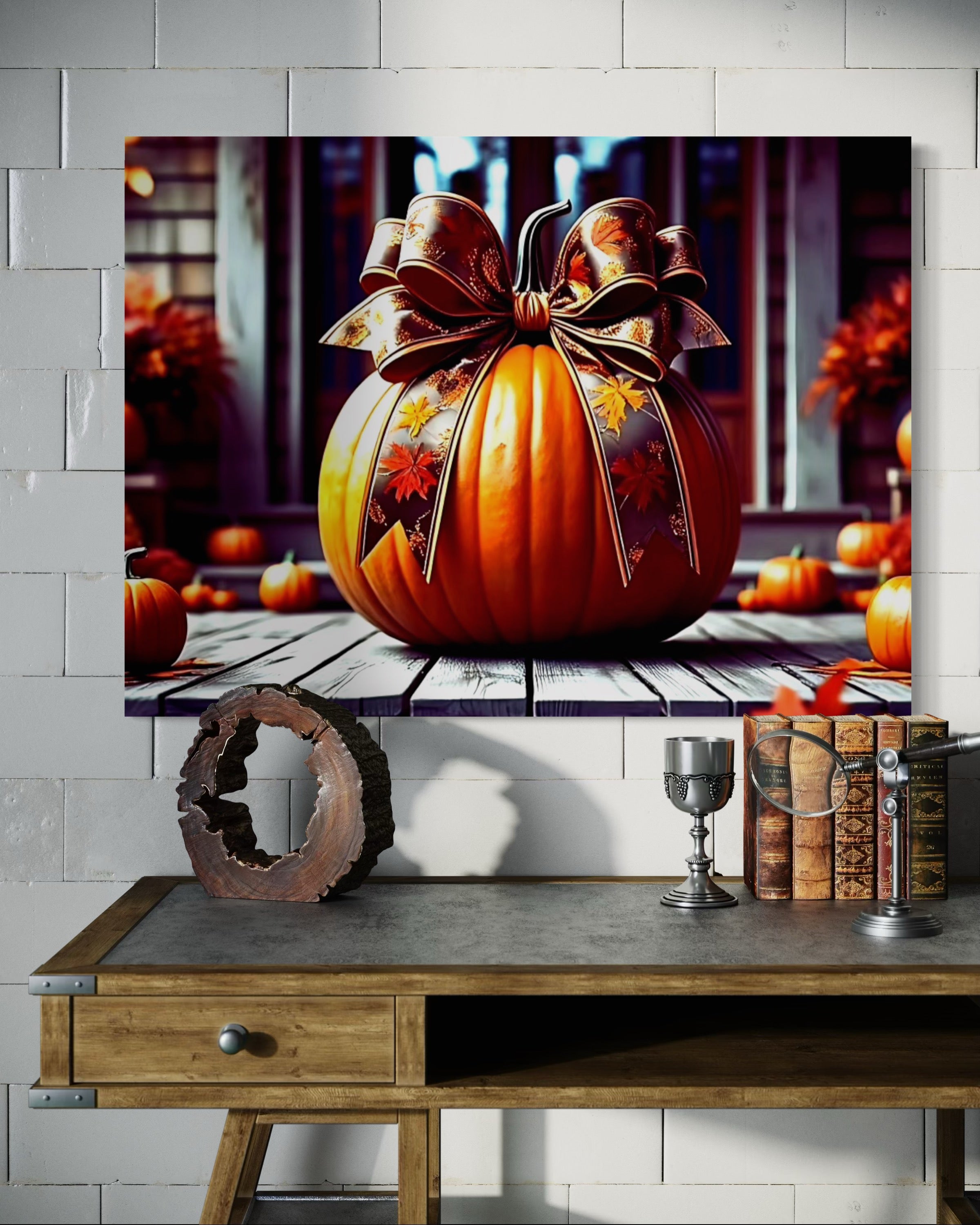Thanksgiving Porch Pumpkin II