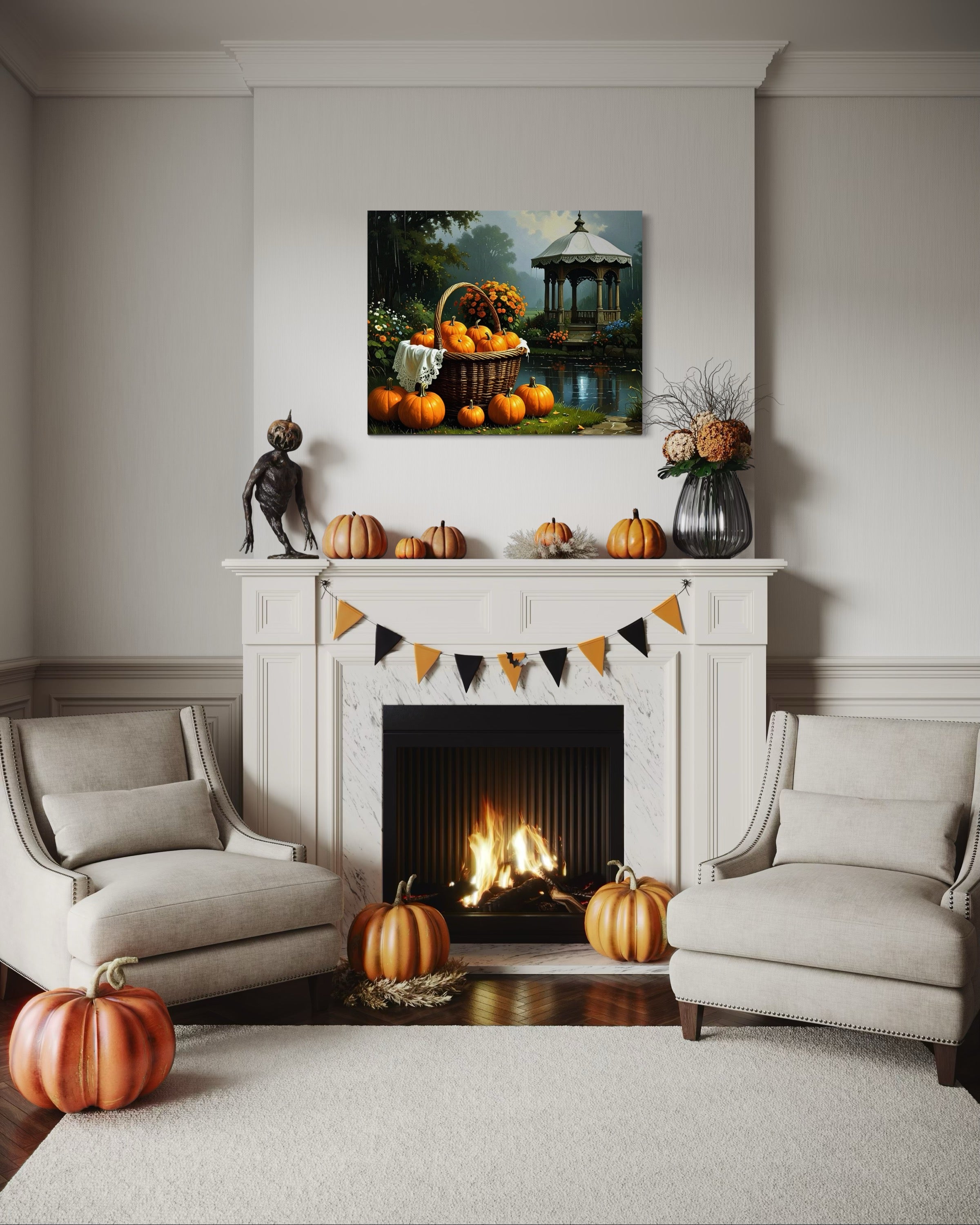Pumpkin Basket and Gazebo