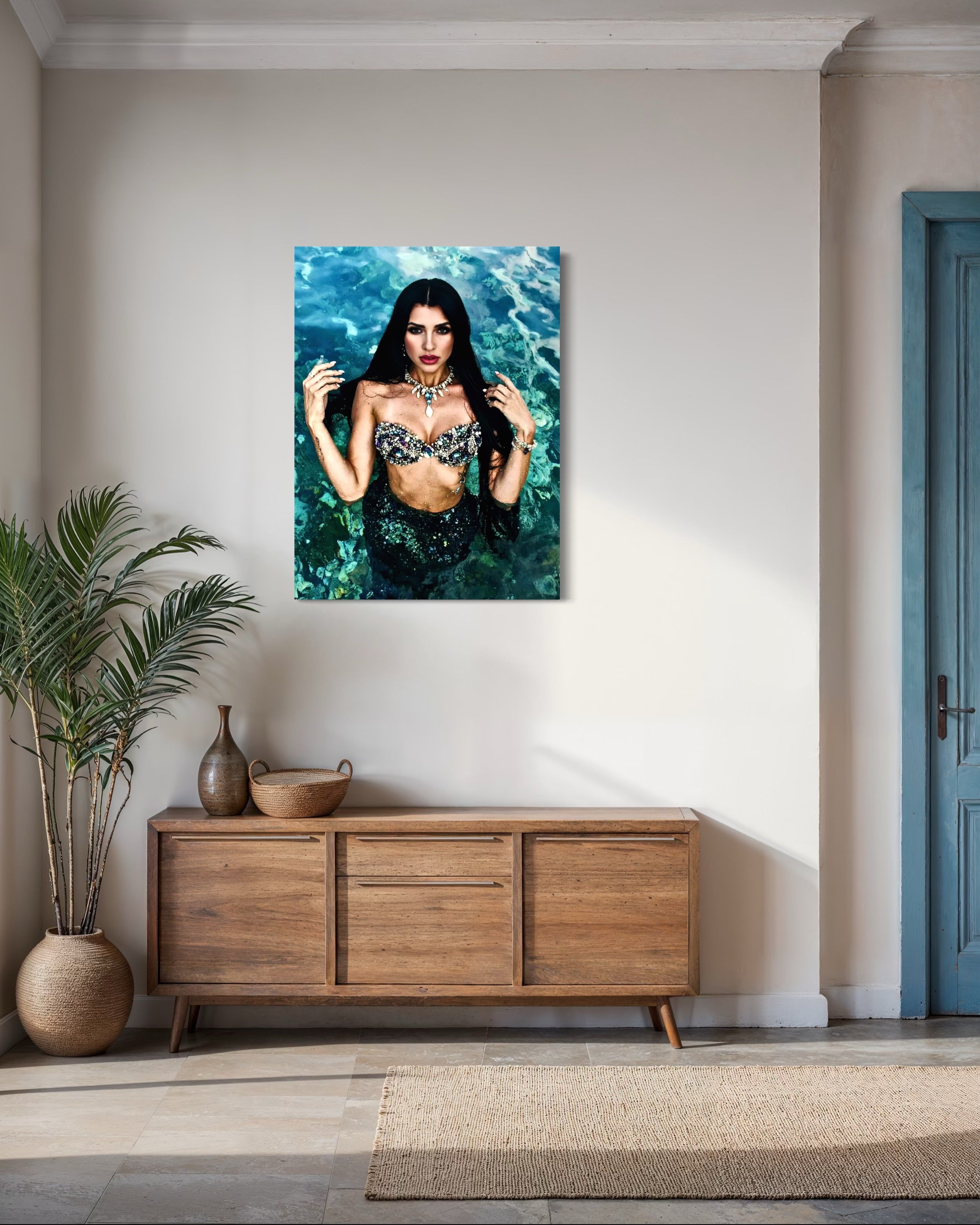 Arabesque Siren of the Mediterranean Sea Museum Print