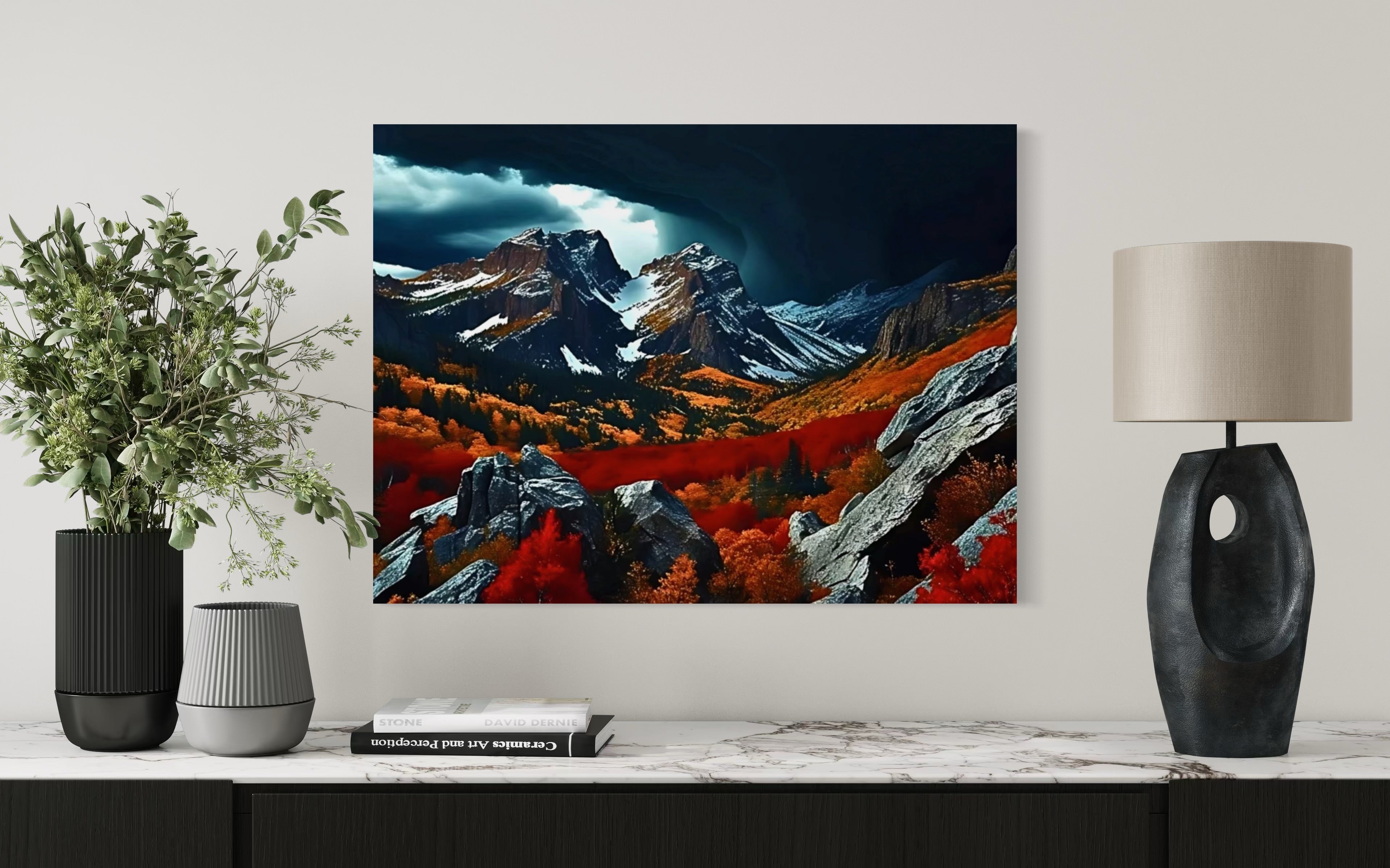 Storm over the Rockies in the Fall
