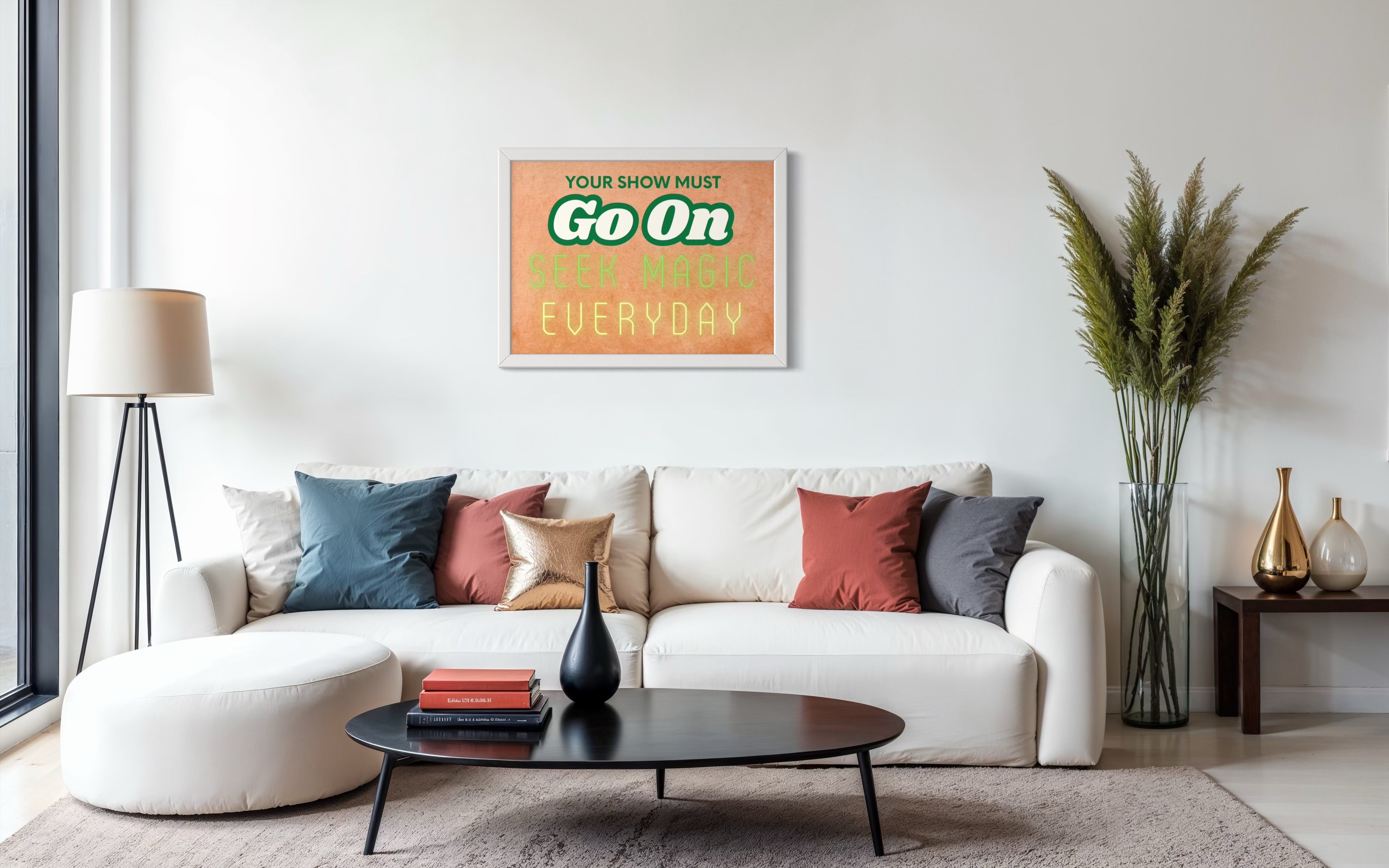 Your show must go on Poster