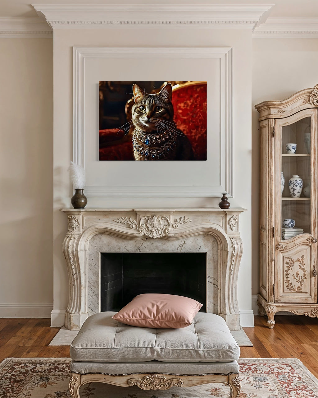 Victorian Royal Cat Portrait Museum Print