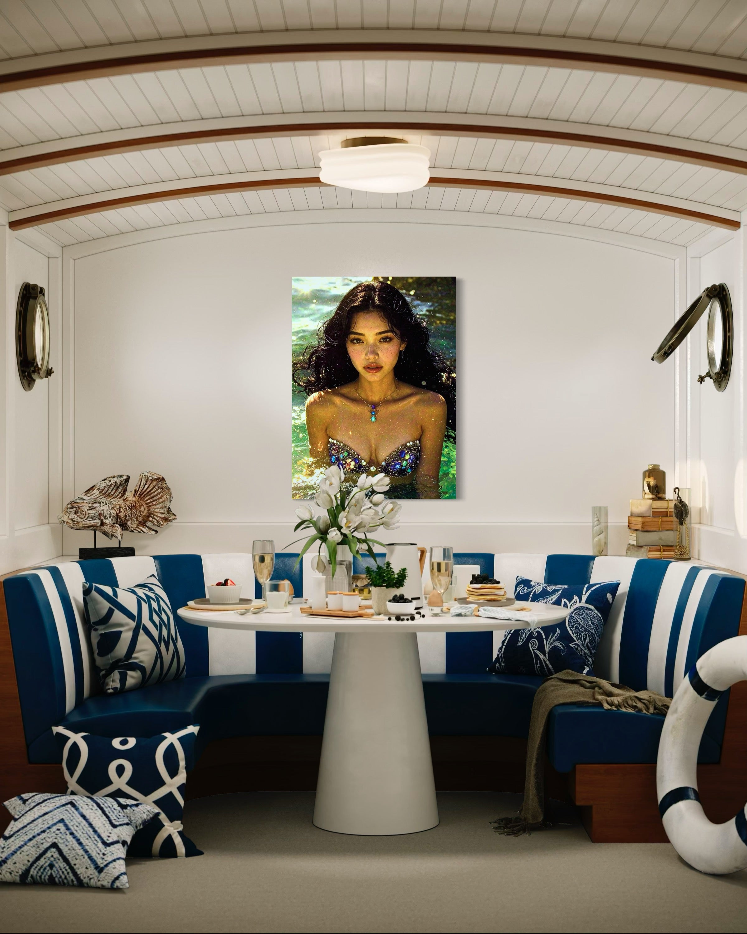 Seraphina Siren of Anse dArgent, Seychelles Museum Print