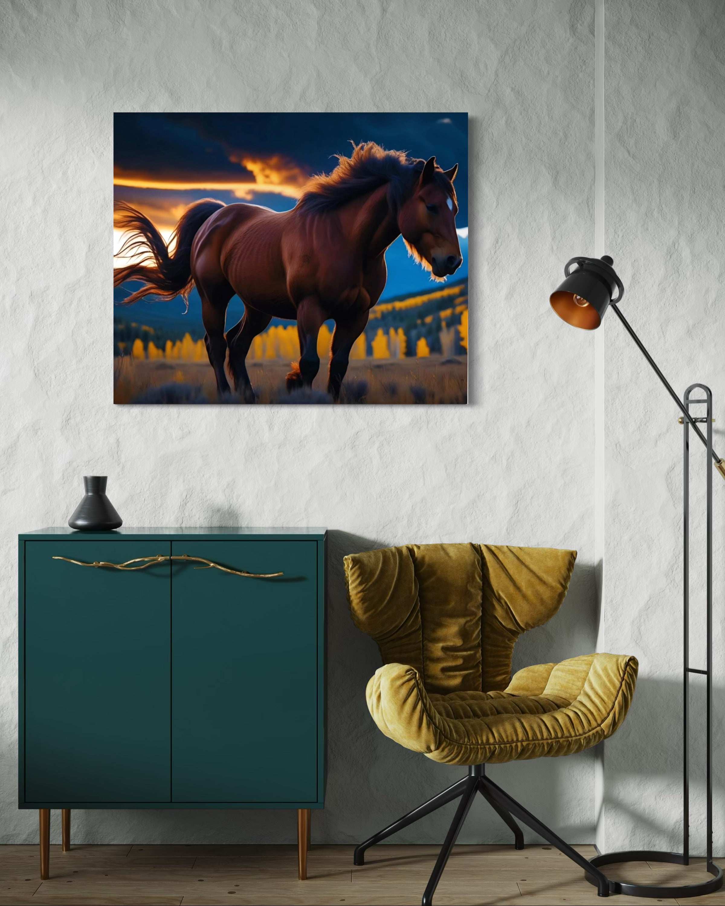Montana Wild Horse Museum Print