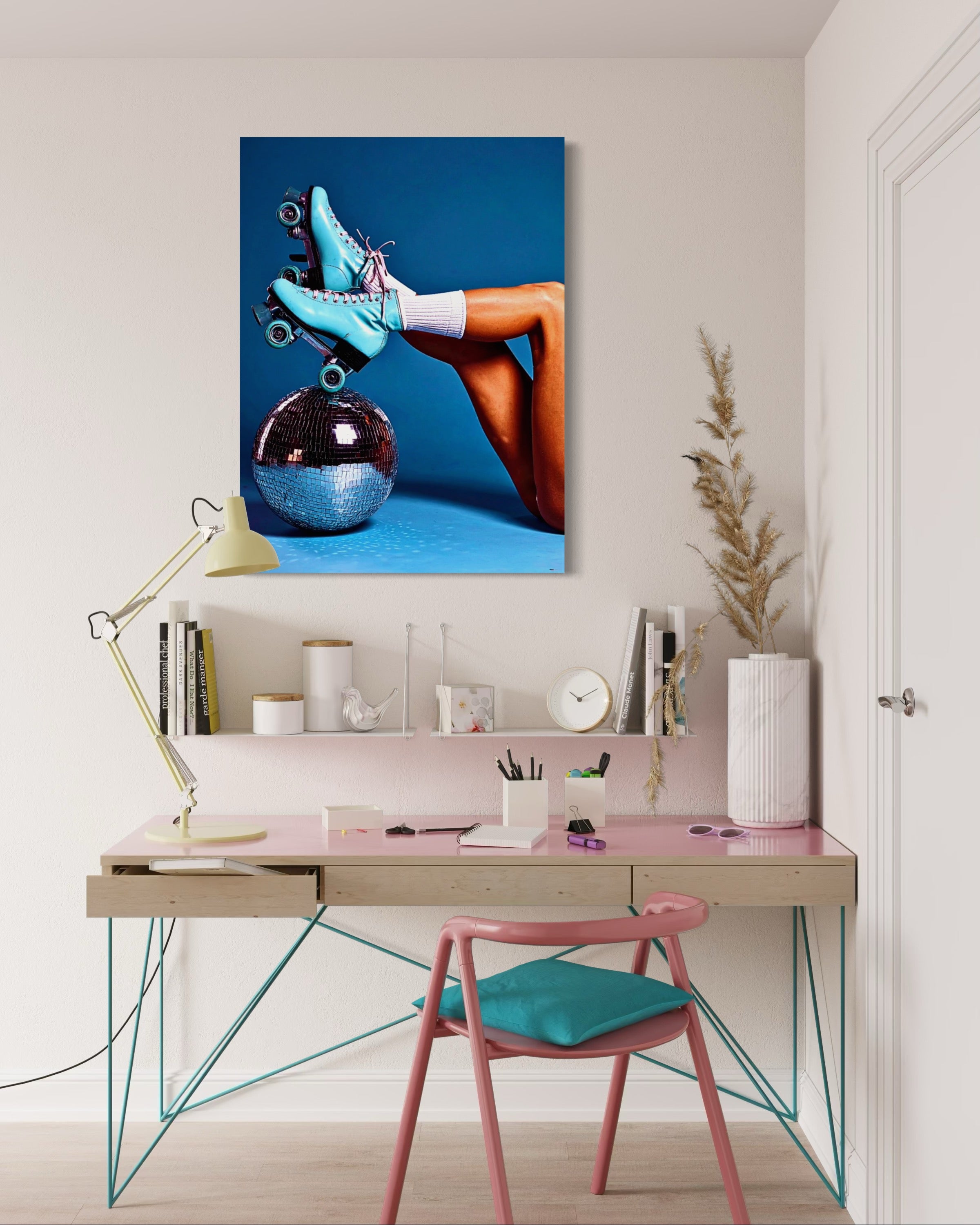 Retro Roller Skates Museum Print