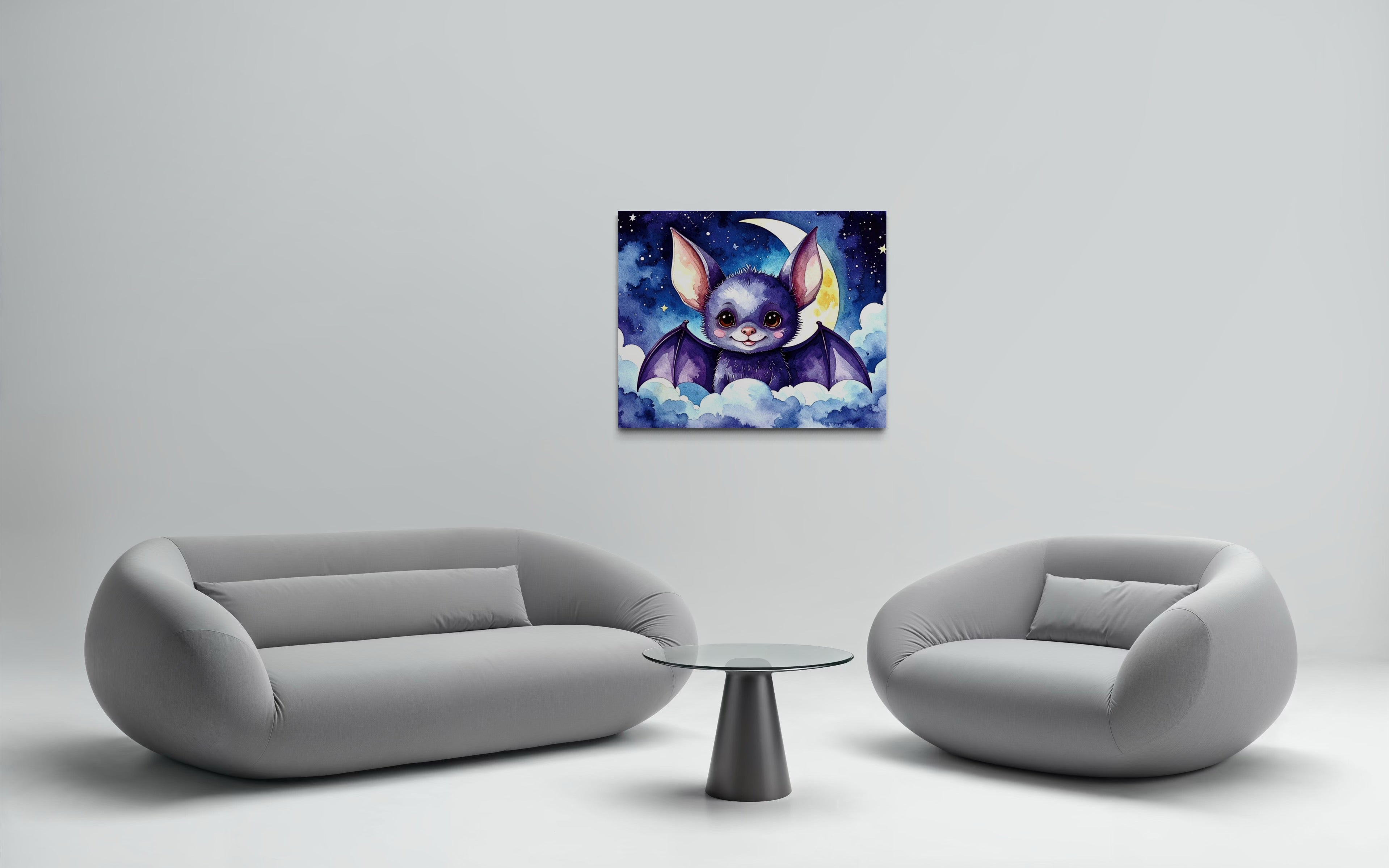 Baby Bat in the Clouds