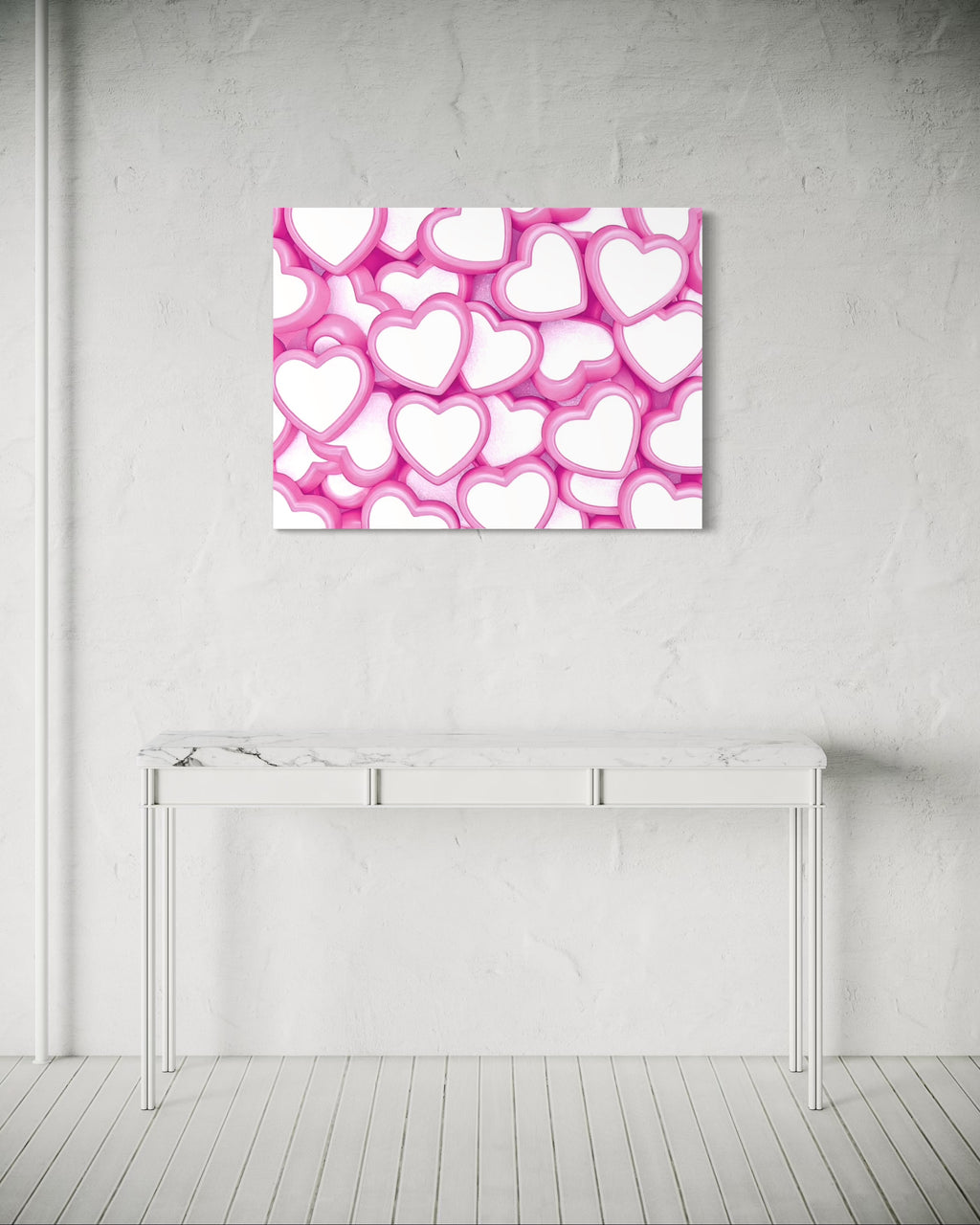 Candy Hearts Museum Print