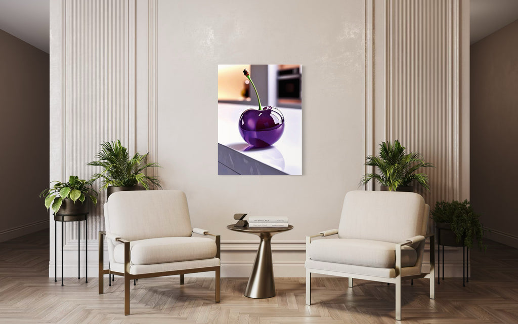 Grape Glass Cherry Museum Print