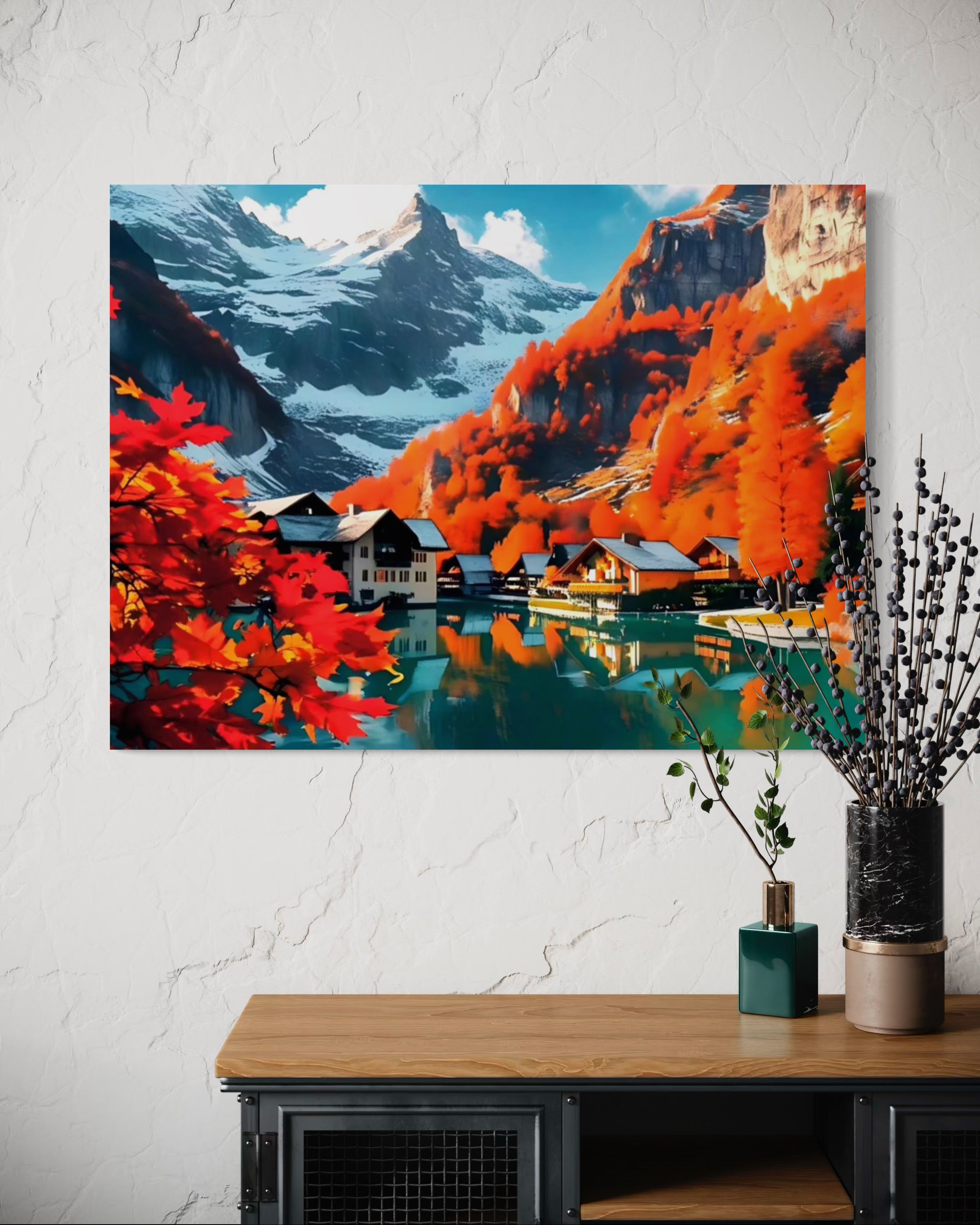 Switzerland Fall Landscape