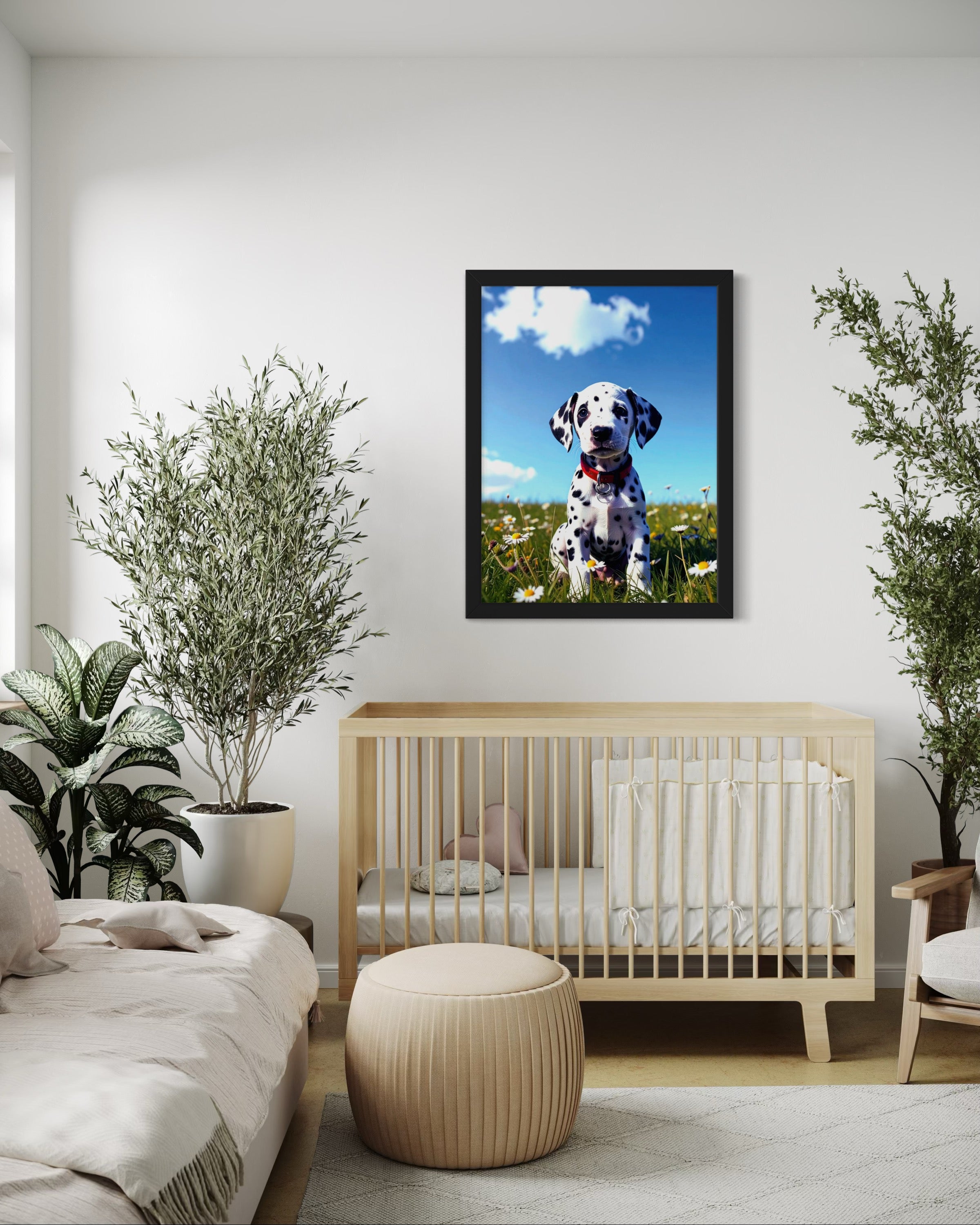 Dalmatian Puppy on a Sunny Day Museum Print