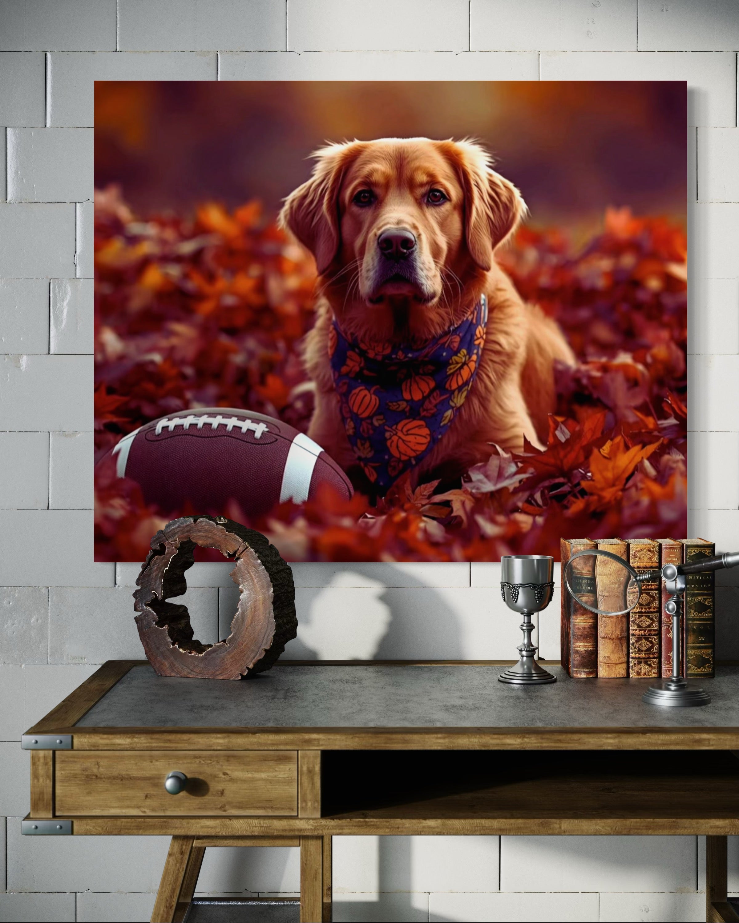 All American Autumn Museum Print