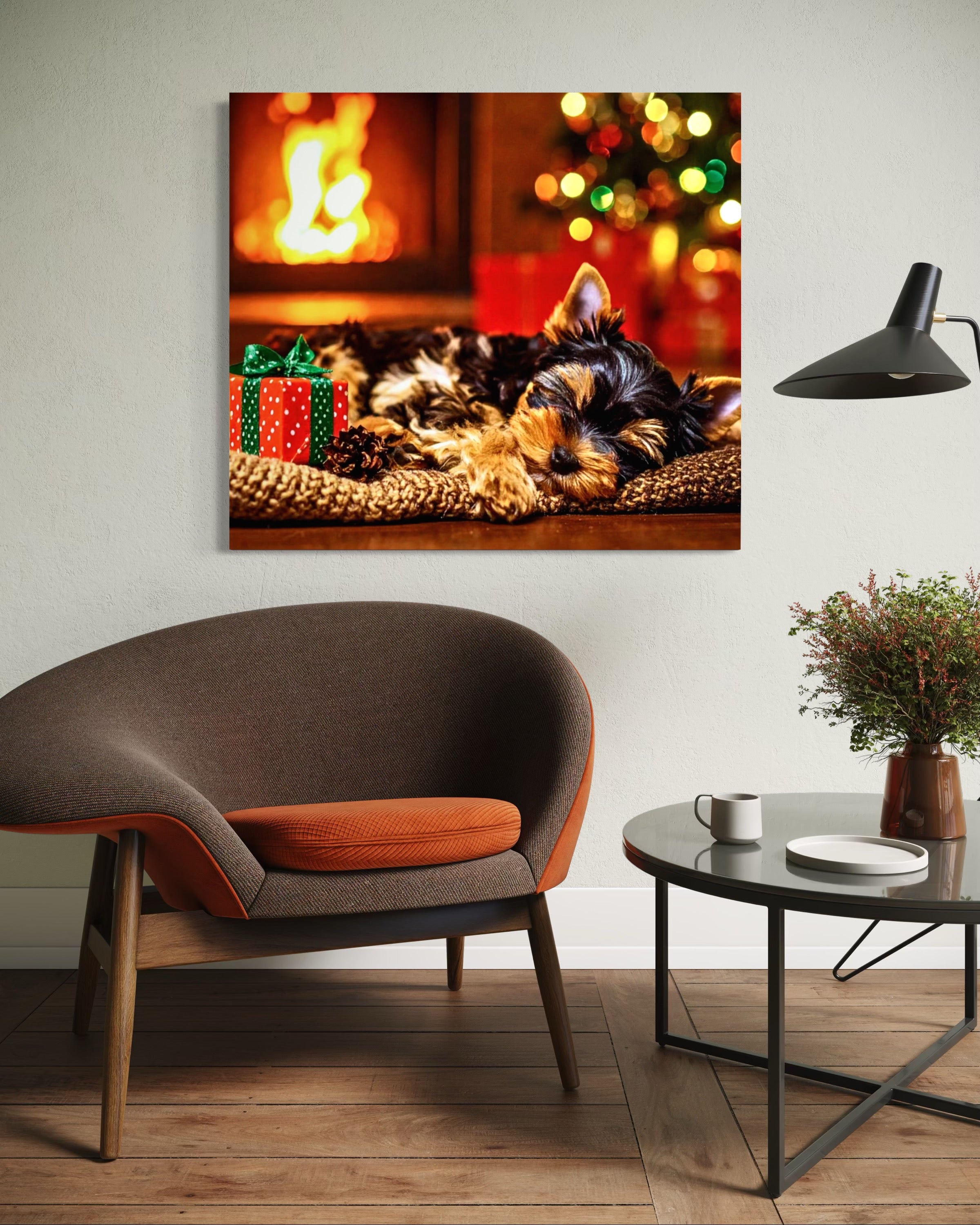 Magical Christmas Yorkie Dreams