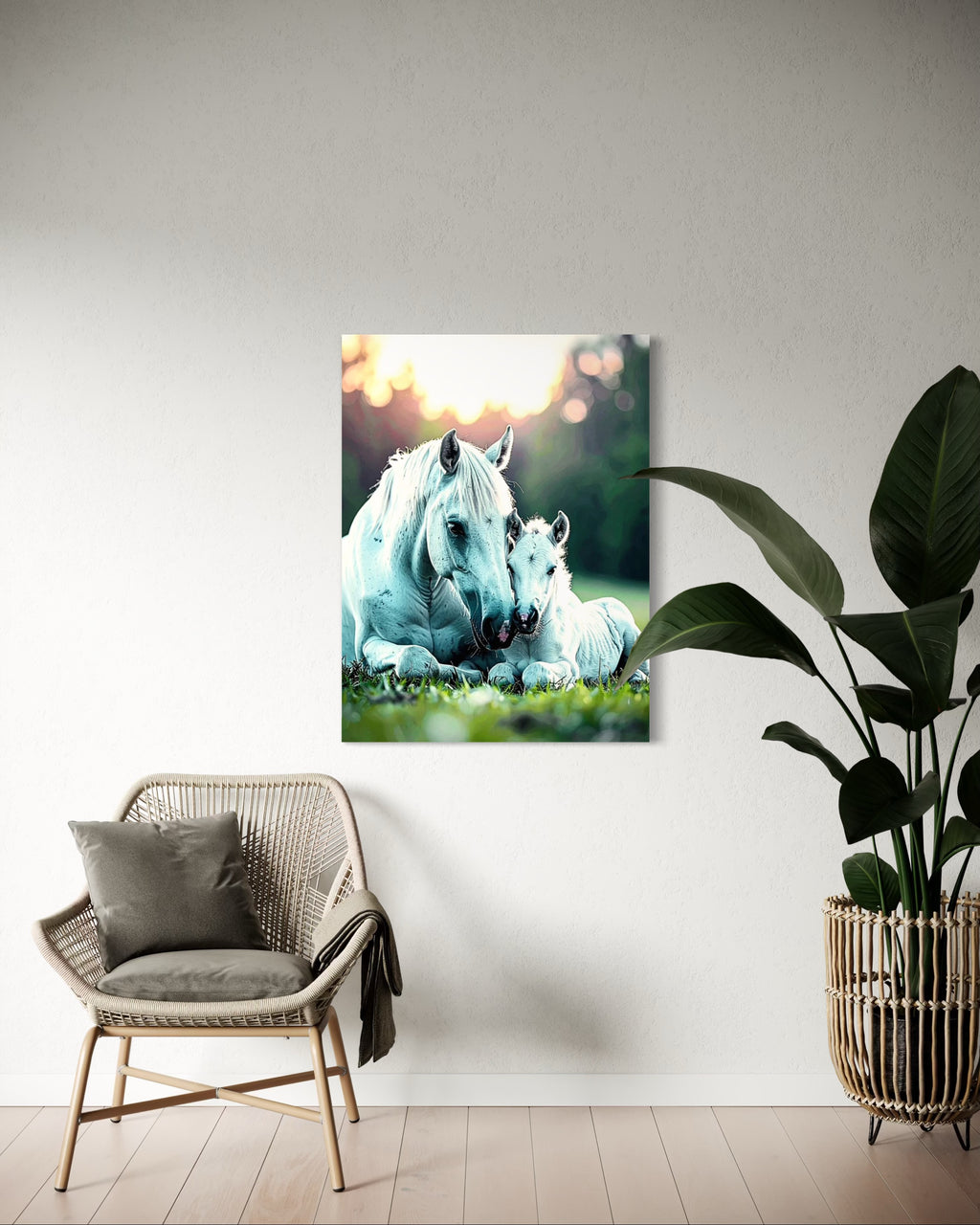 White Horse and Pony Museum Print