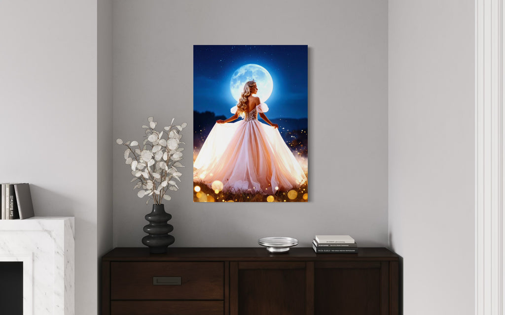 Princess in the Moonlight Museum Print