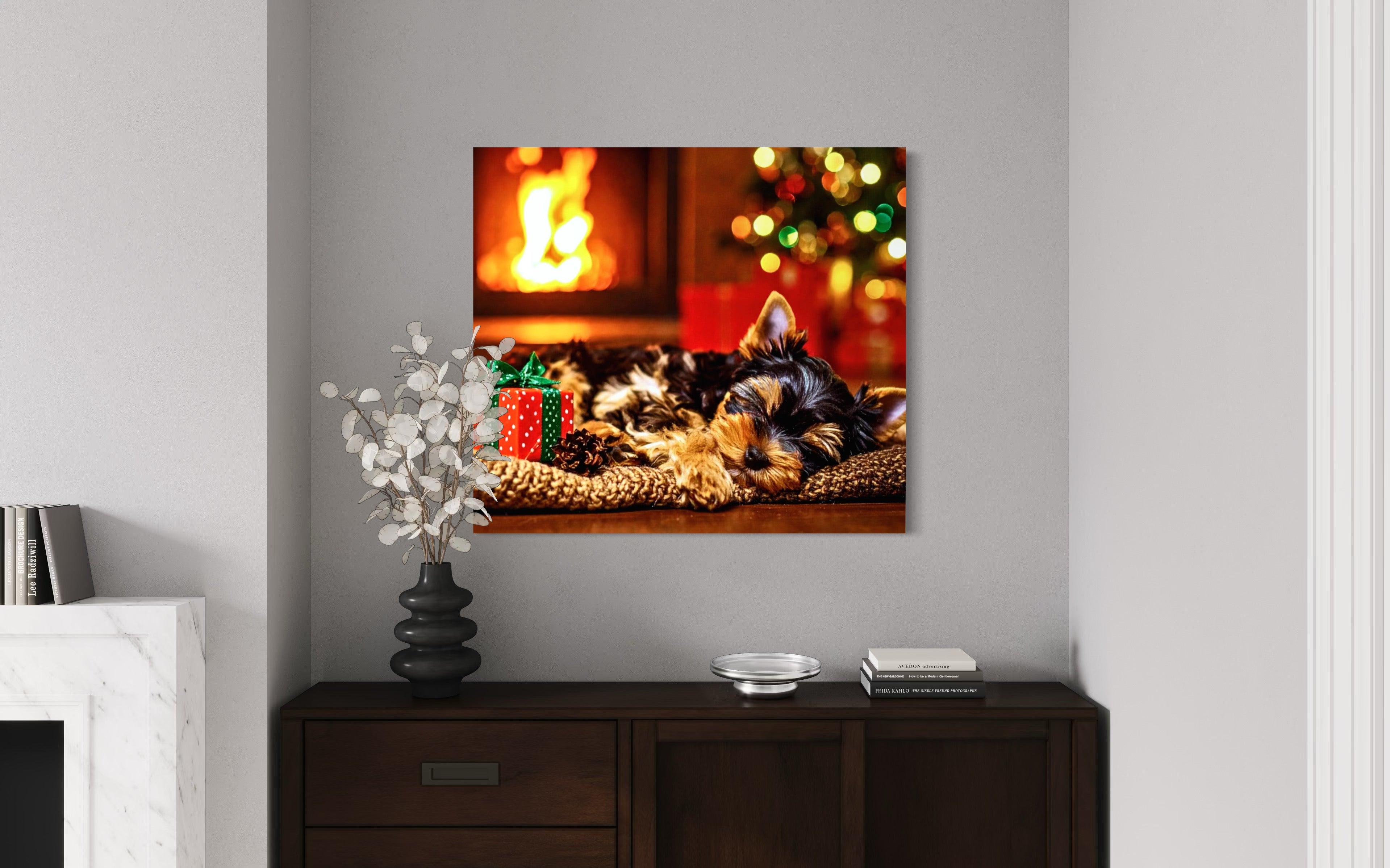 Magical Christmas Yorkie Dreams