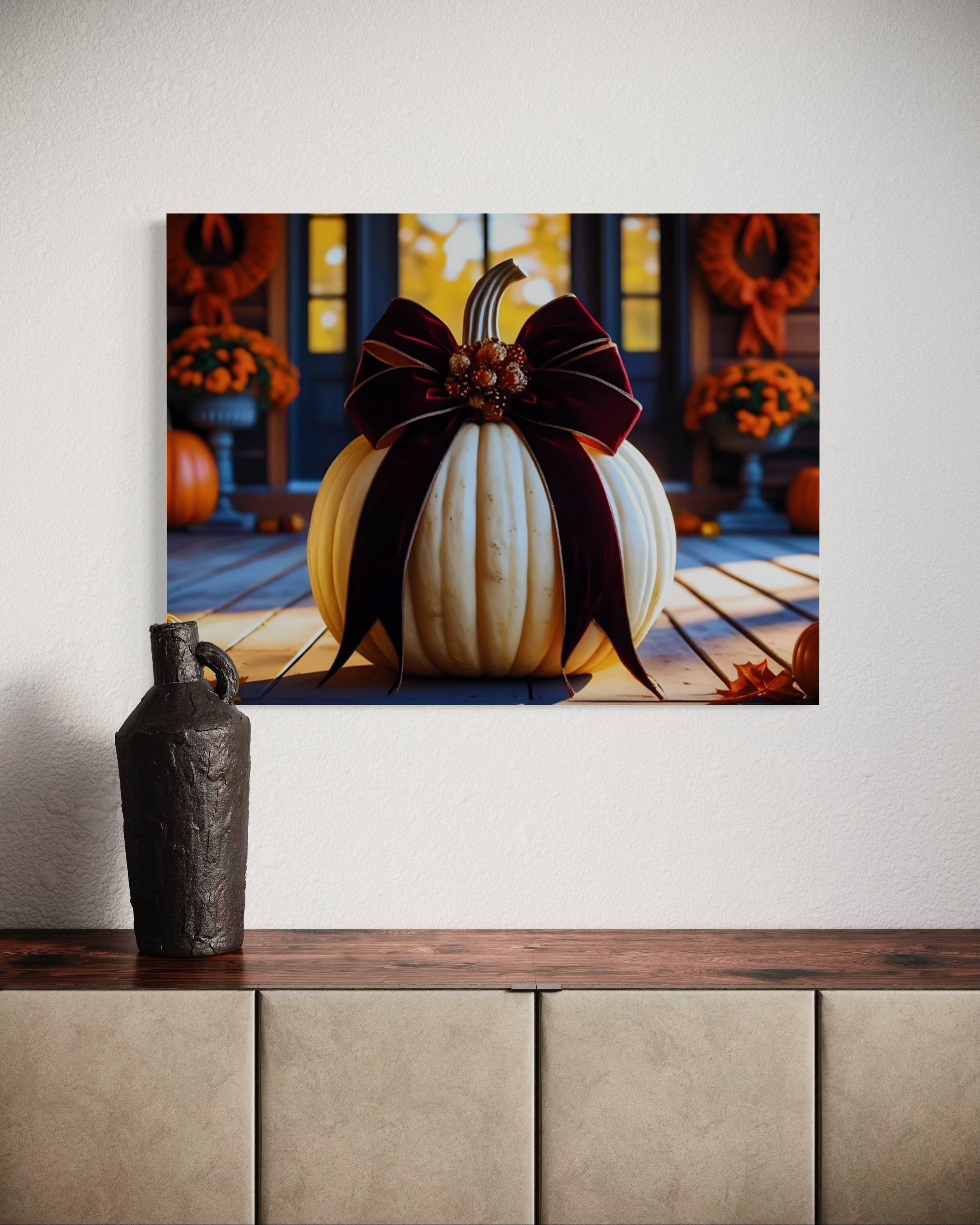 Thanksgiving Porch Pumpkin I