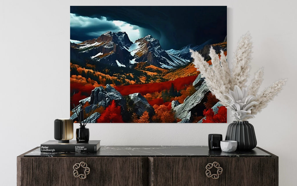 Storm over the Rockies in the Fall
