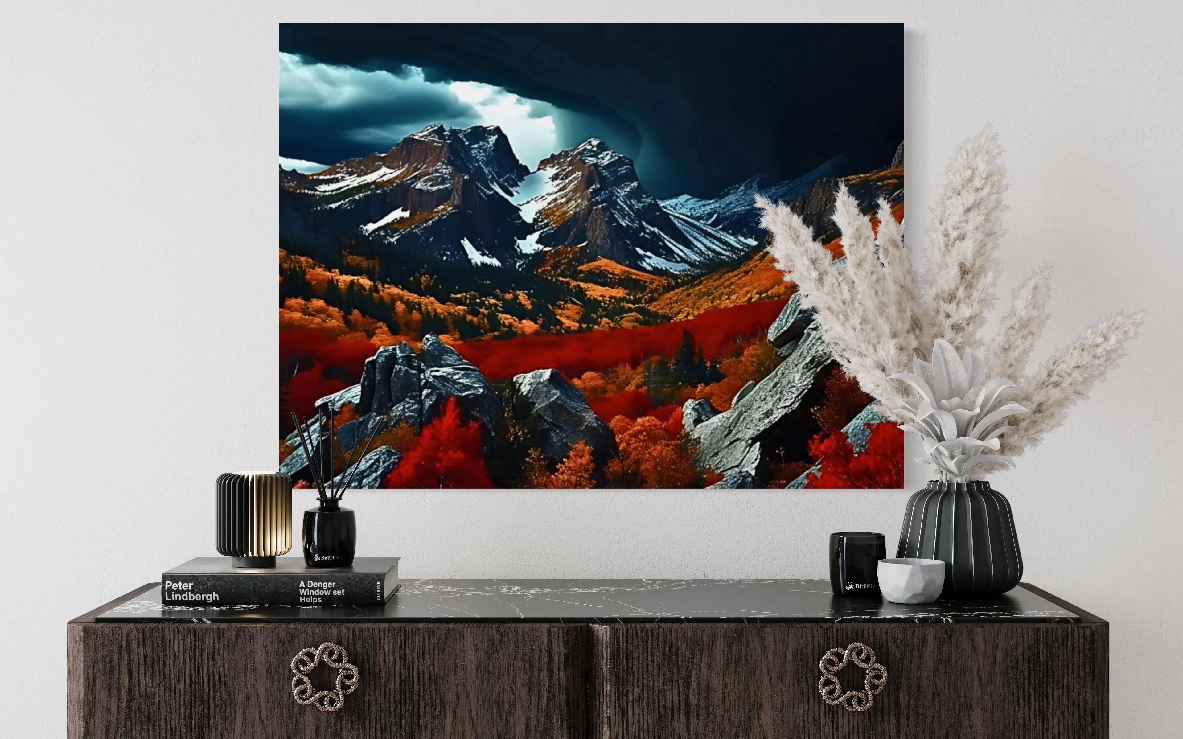 Storm over the Rockies in the Fall