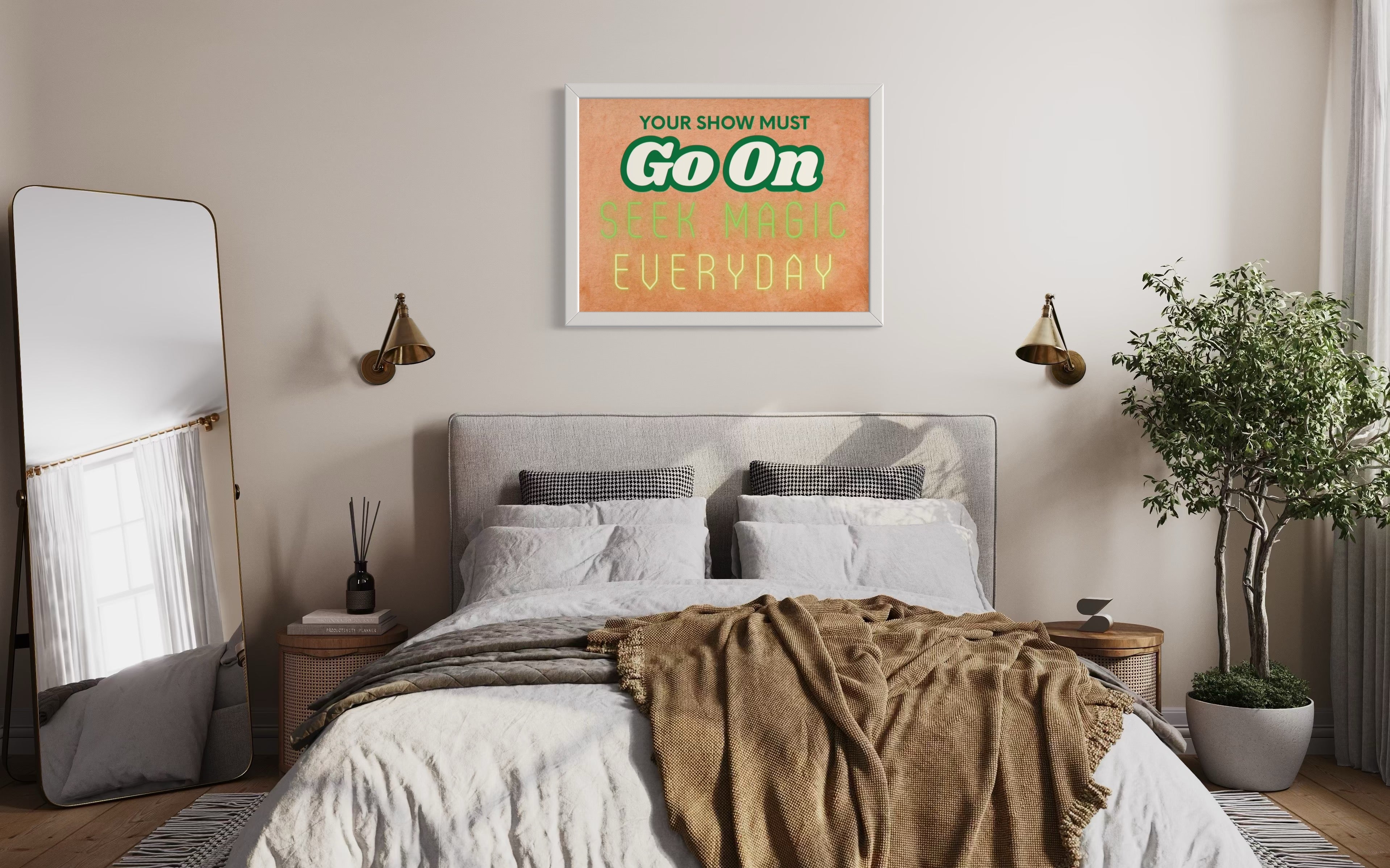 Your show must go on Poster