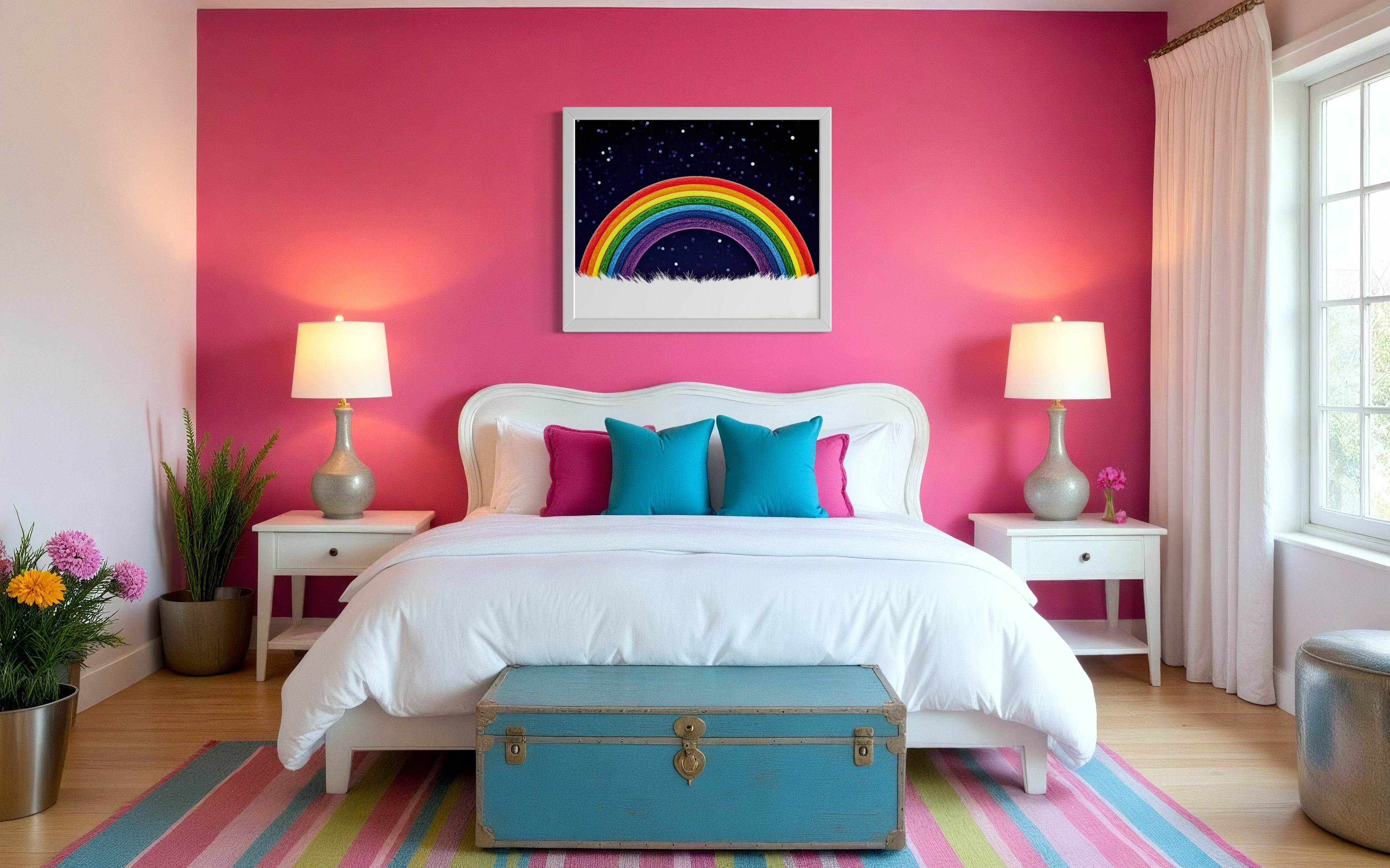 Furry Rainbow Museum Print