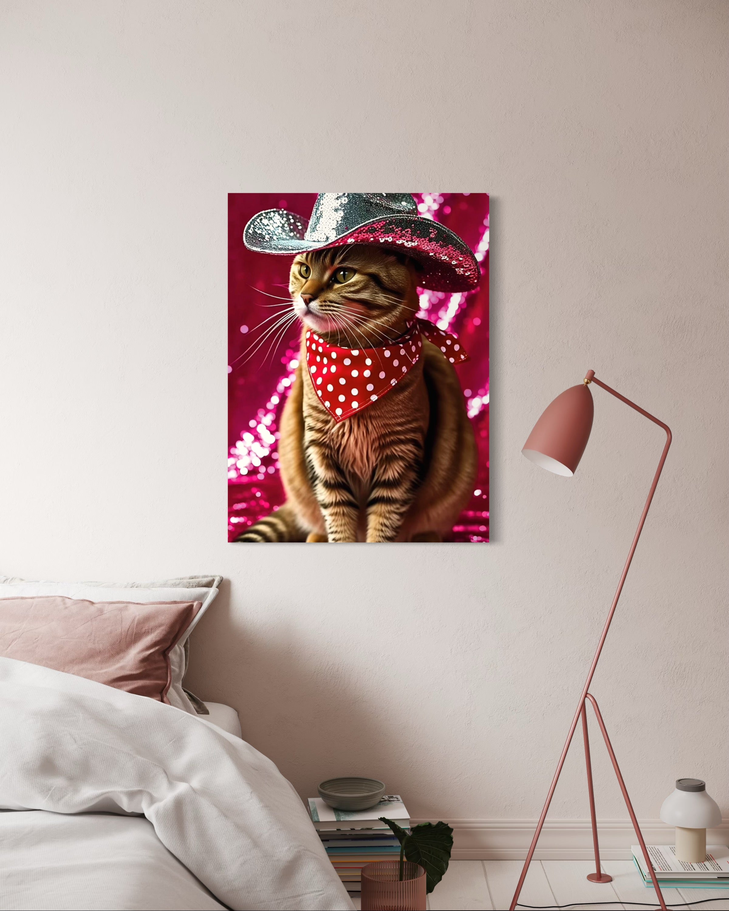 Cat Cowboy Museum Print