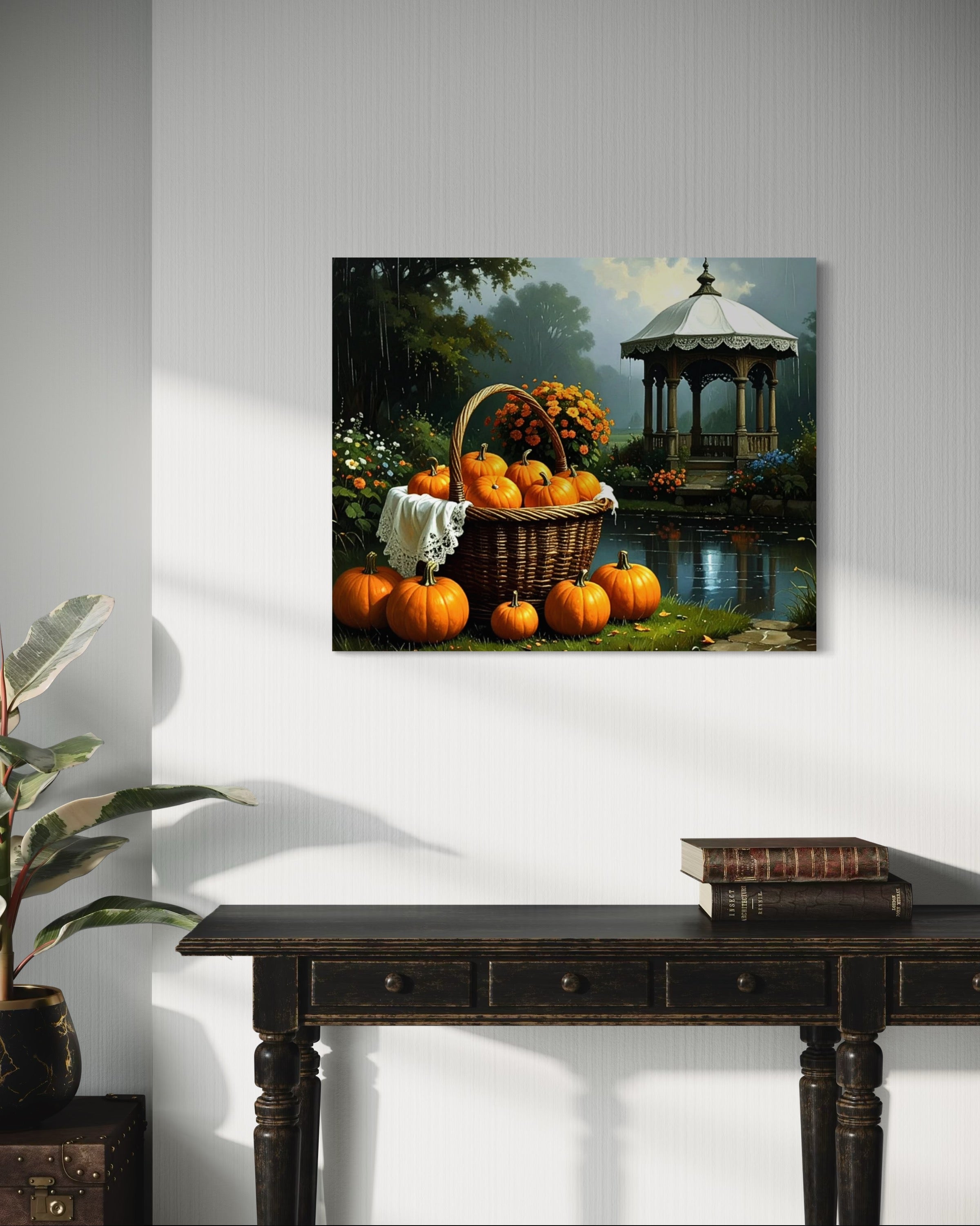 Pumpkin Basket and Gazebo