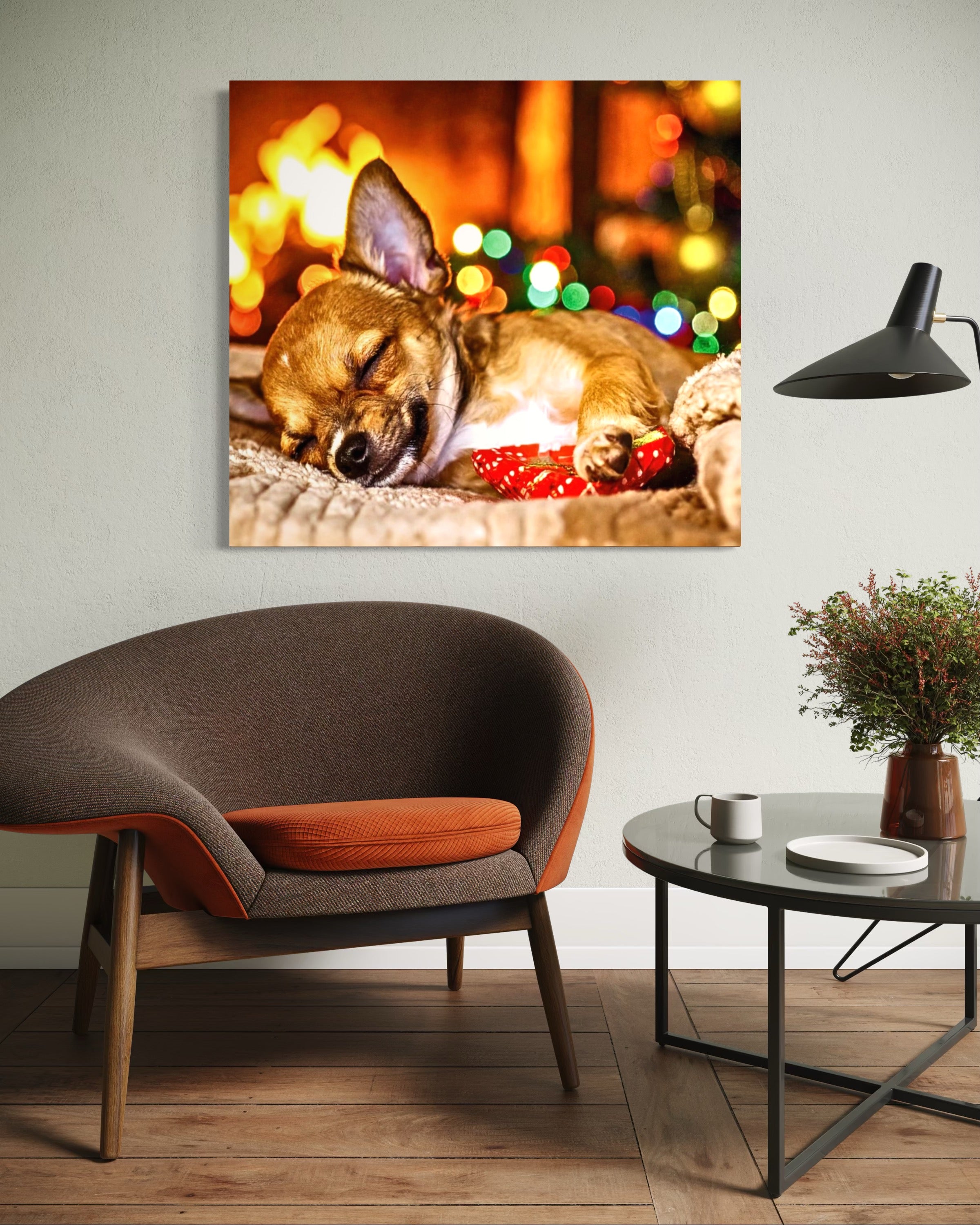 Magic Christmas Dreaming Chihuahua
